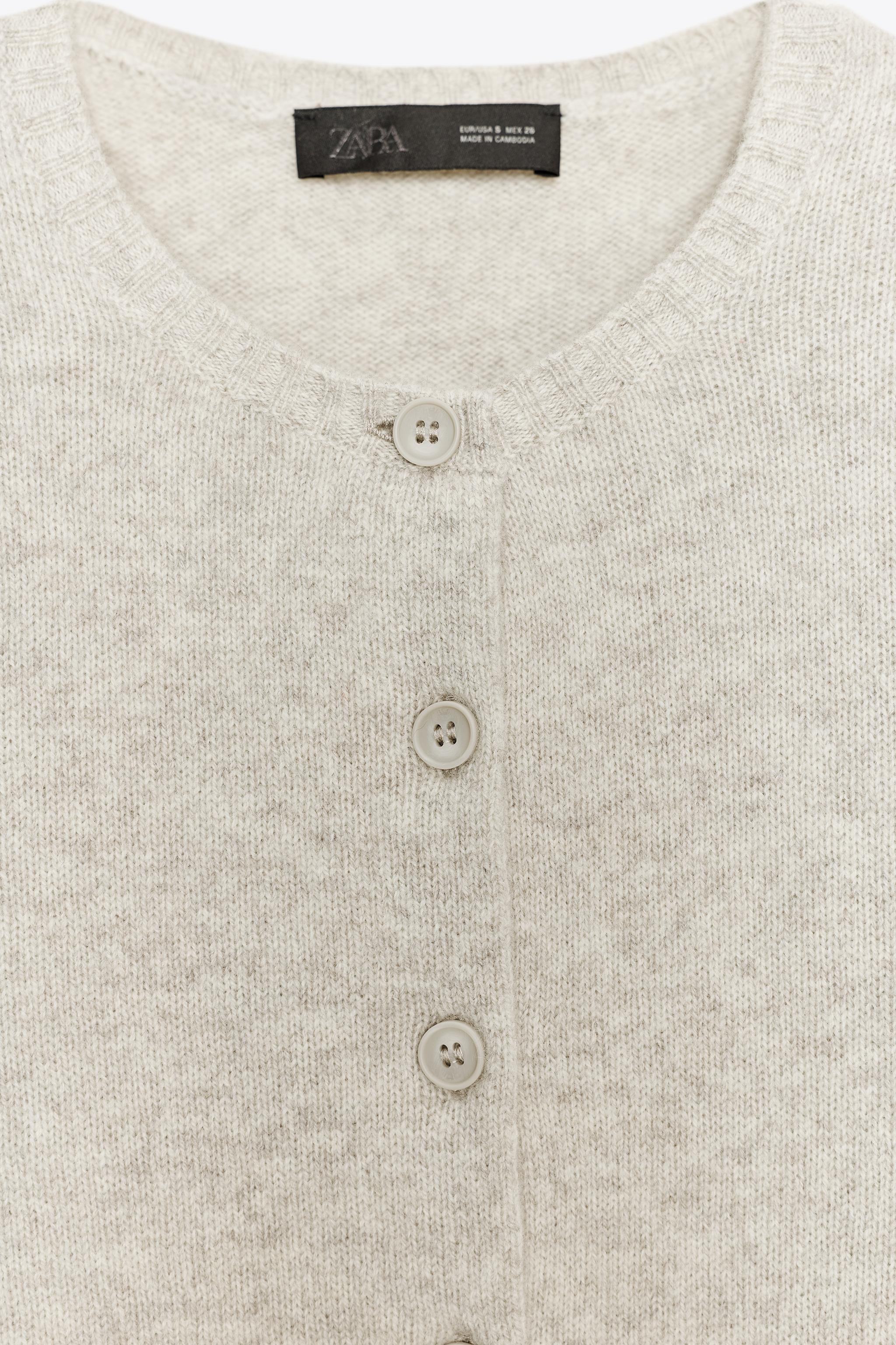 BASIC 100% WOOL KNIT JACKET