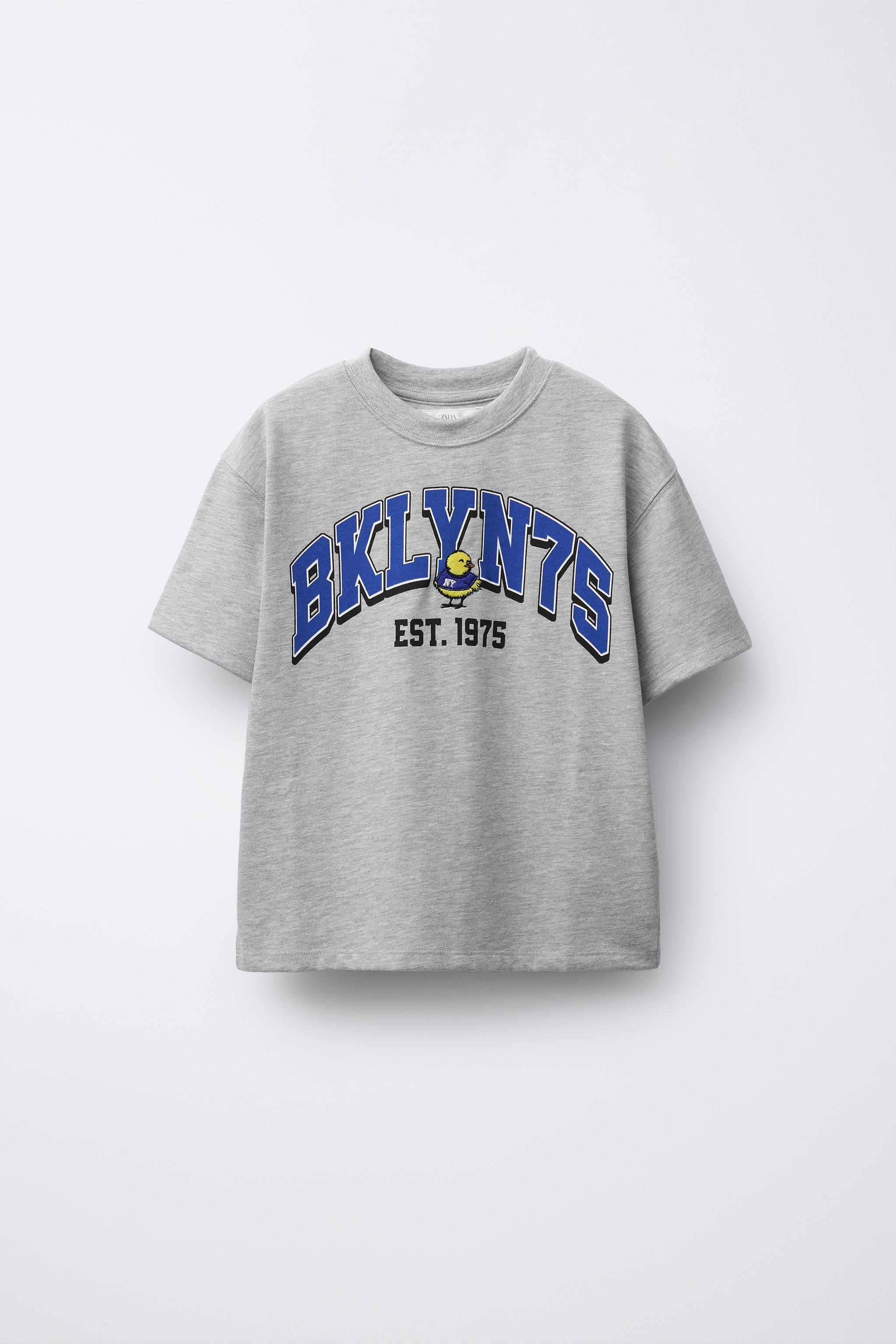 EMBROIDERED TEXT T-SHIRT