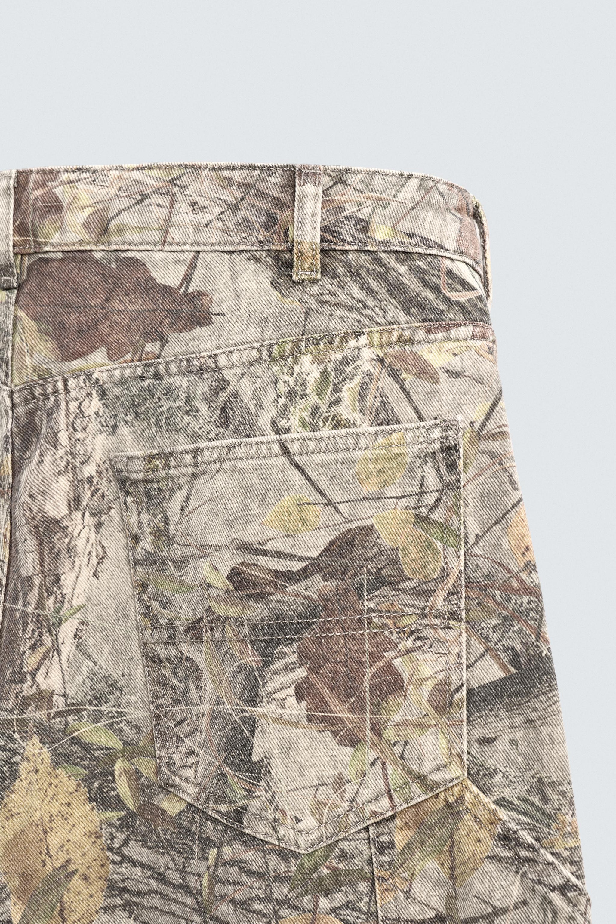 ABSTRACT PRINT CARPENTER PANTS