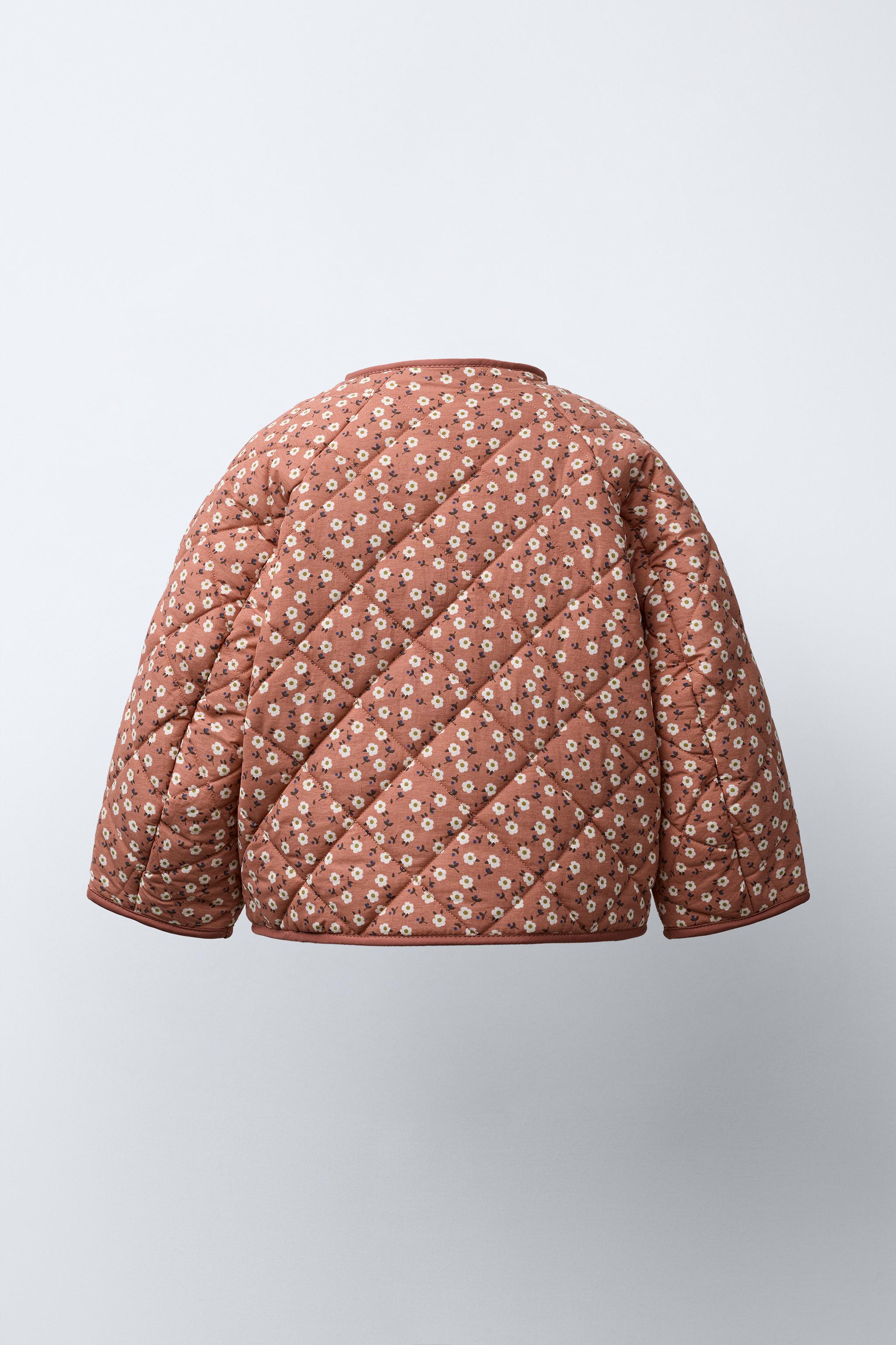 FLORAL PRINT NYLON JACKET
