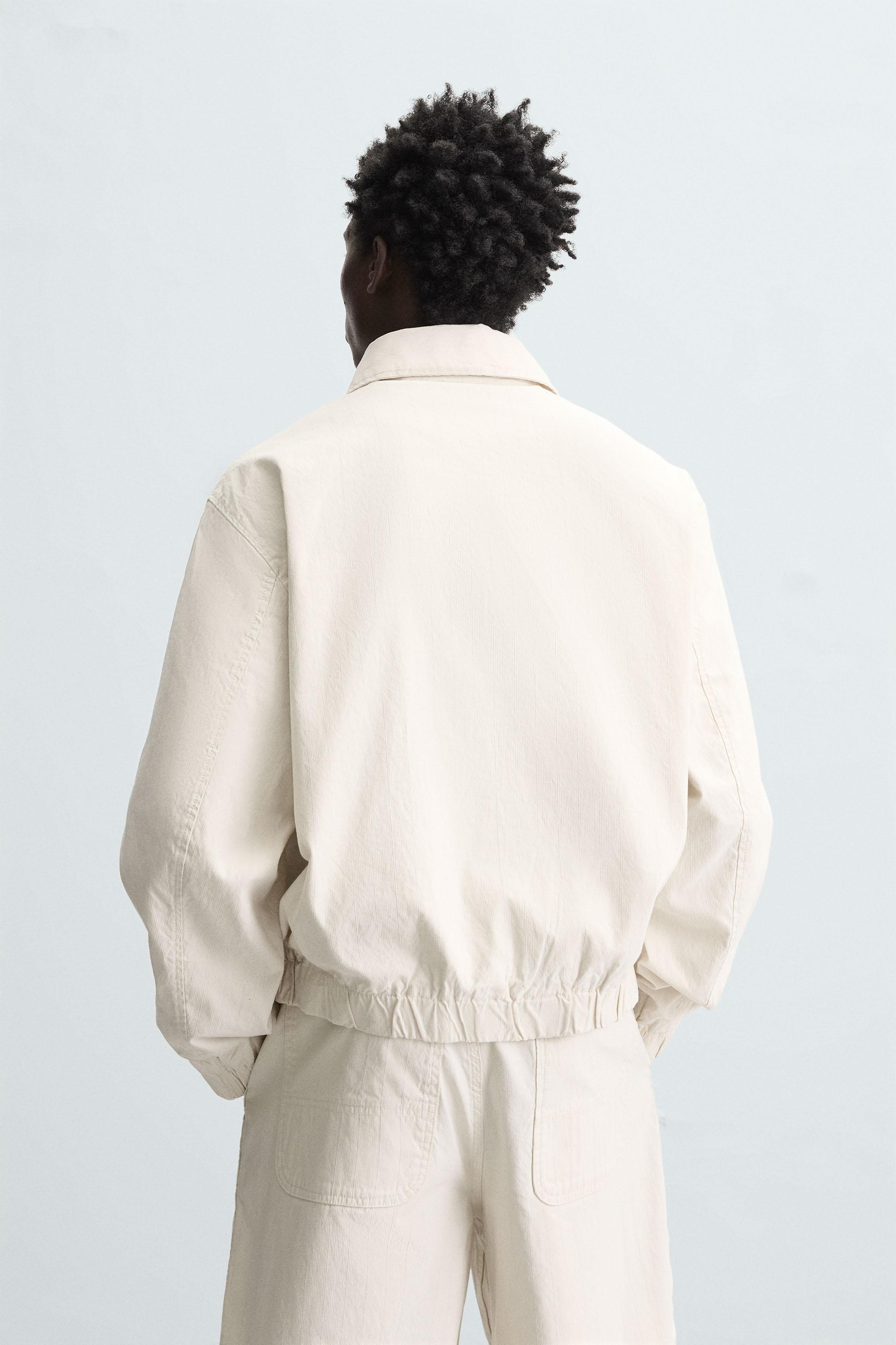 STRIPED TEXTURED JACKET