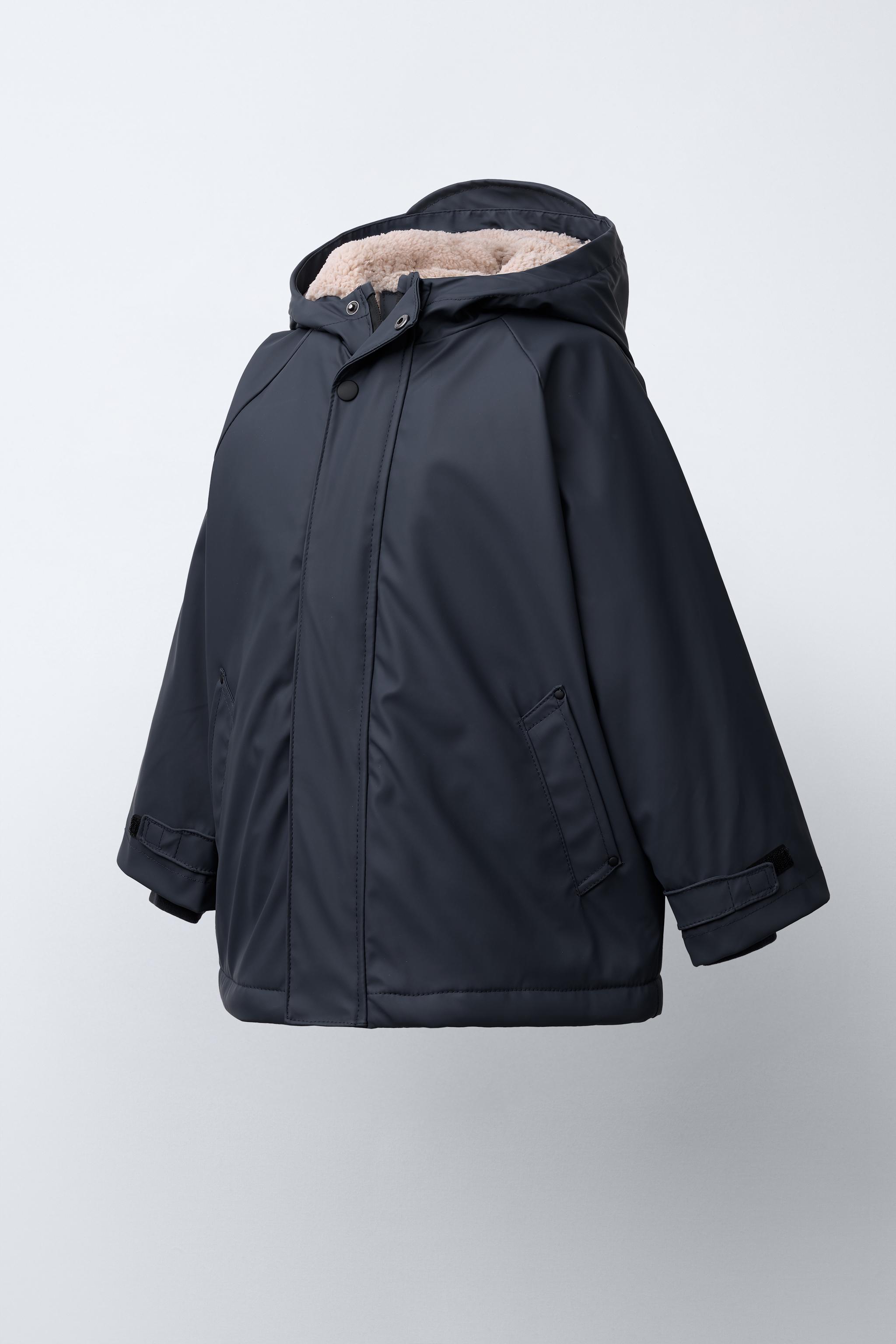 WATER REPELLENT COATED SHERPA JACKET