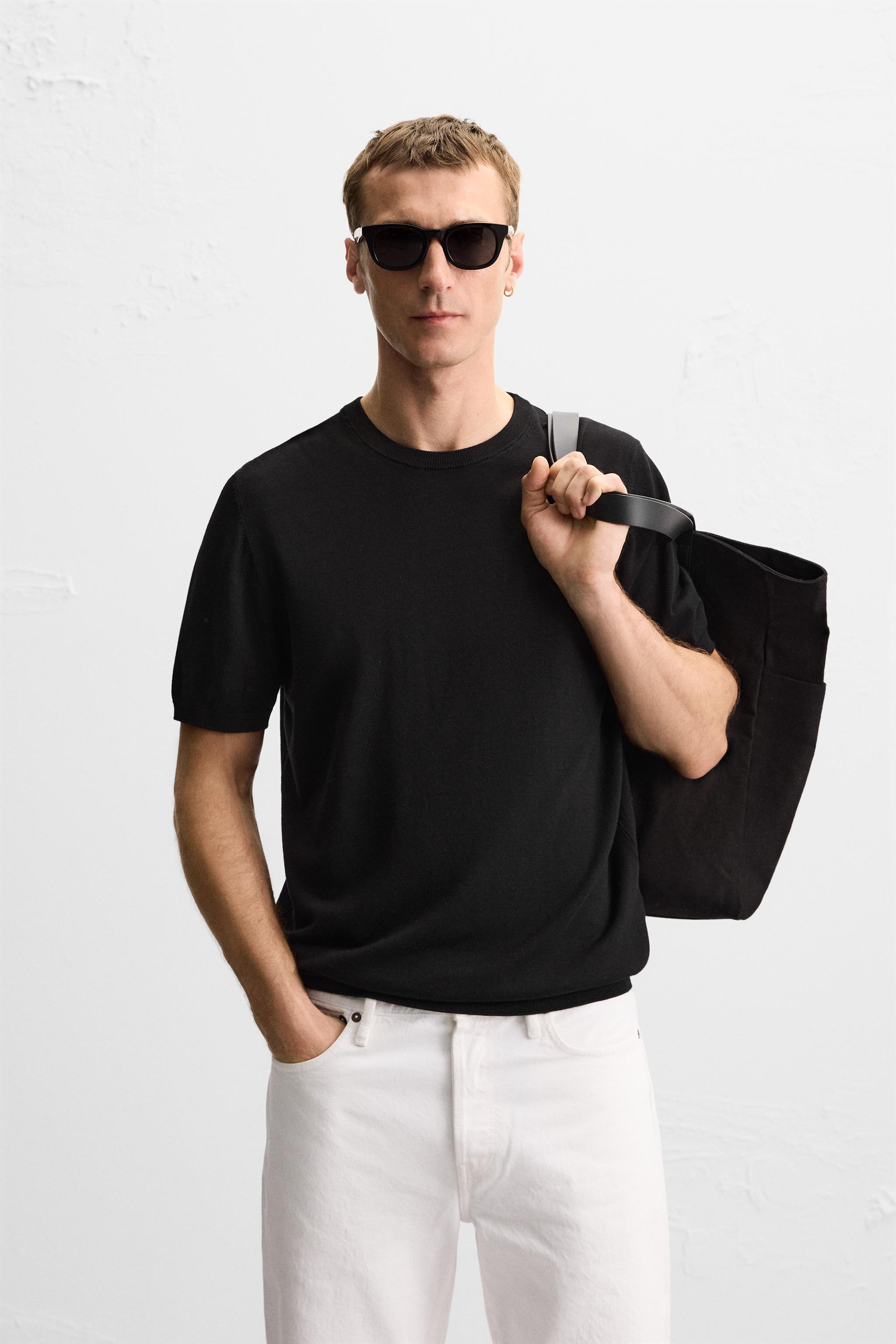 KNIT REGULAR FIT T-SHIRT