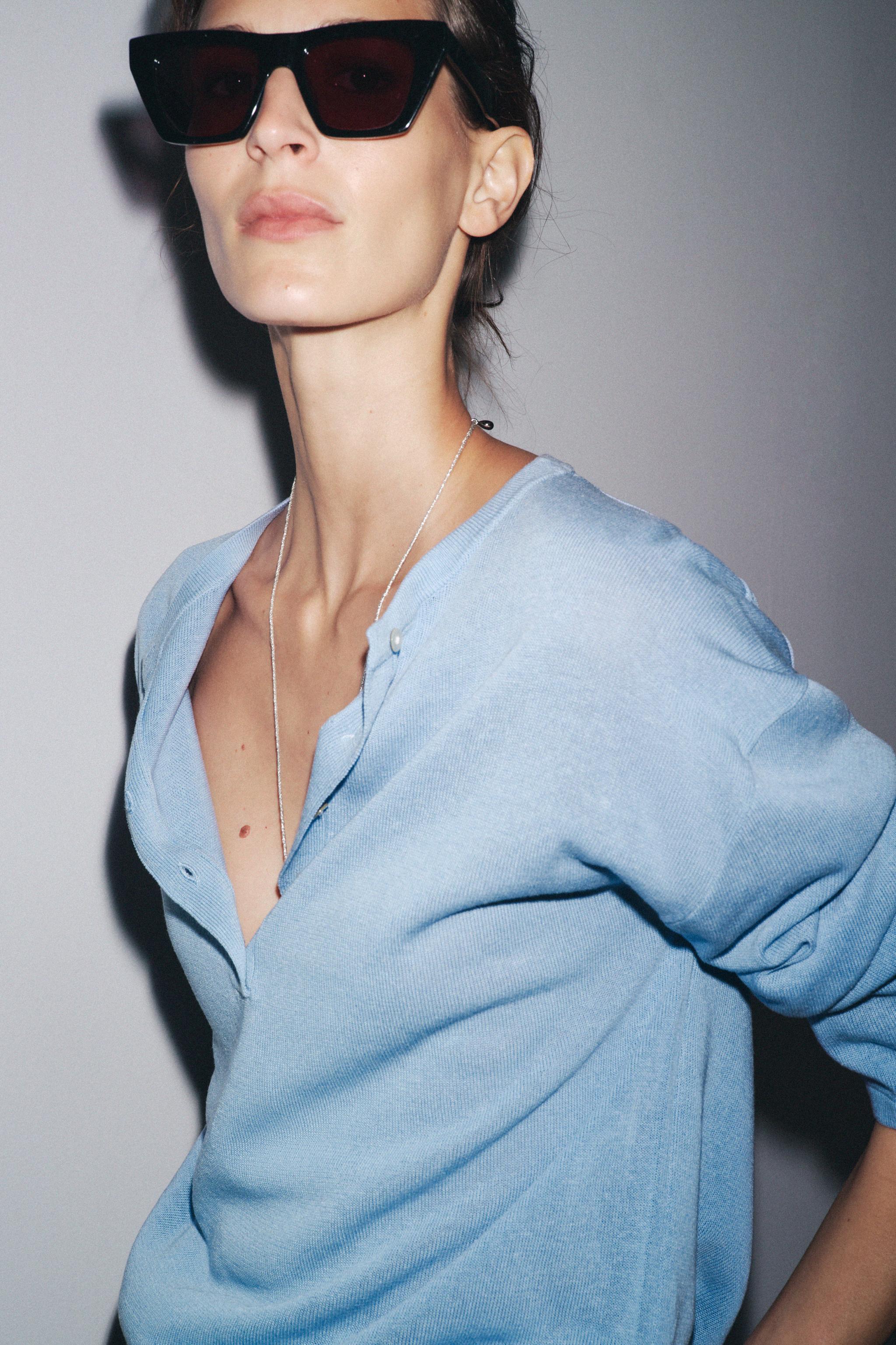 OVERSIZED BASIC KNIT SWEATER