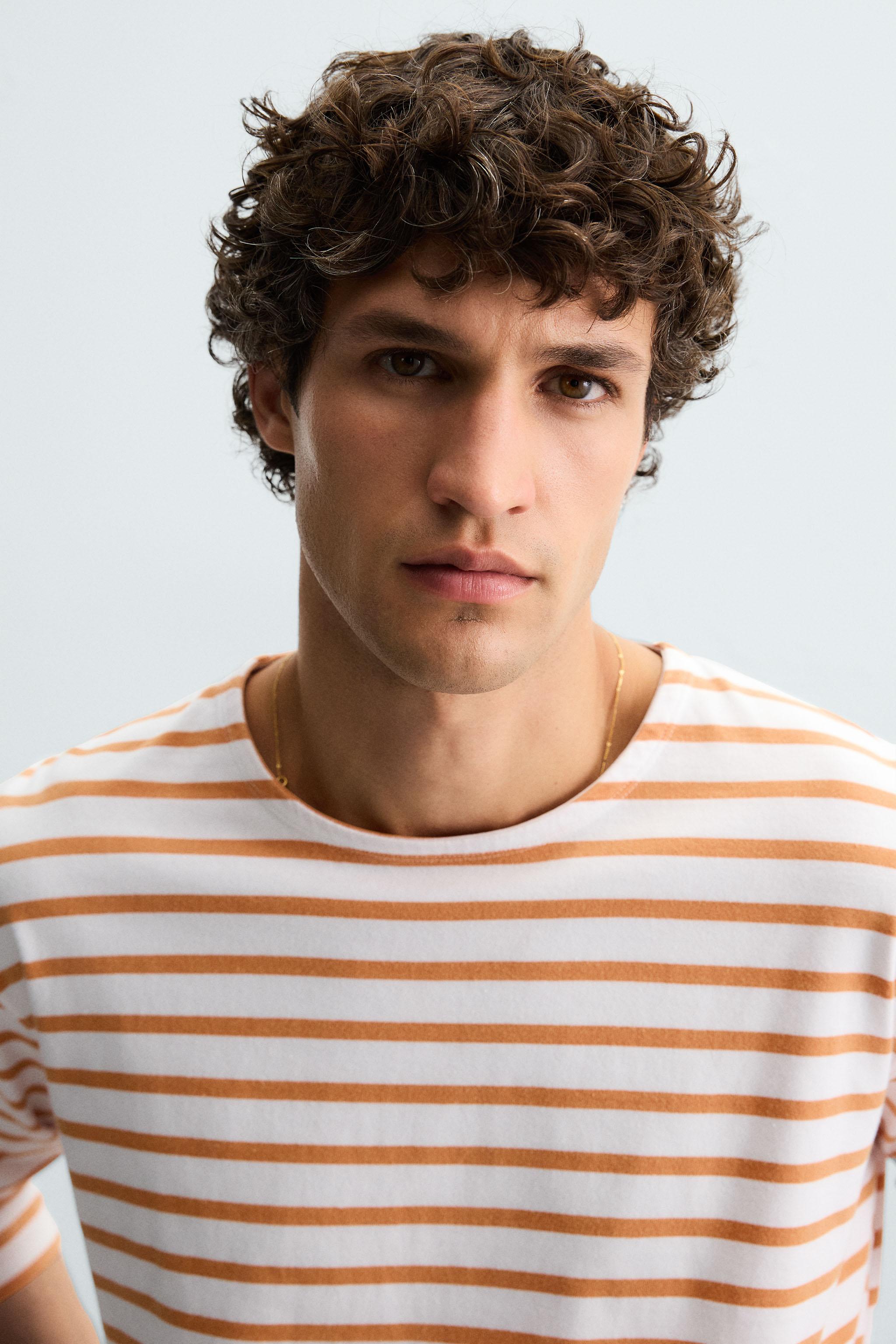 JACQUARD STRIPE T-SHIRT