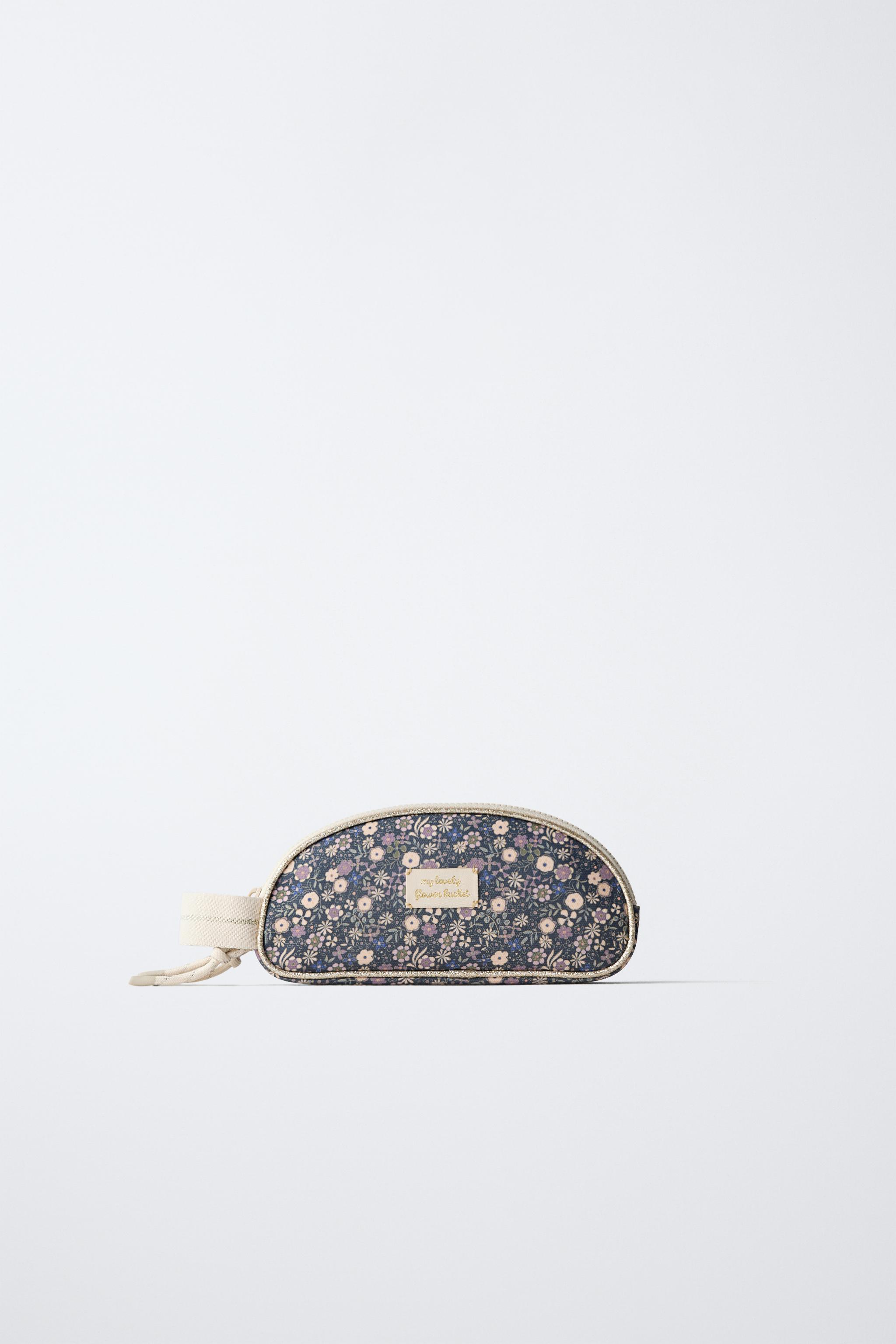 FLORAL SCHOOL PENCIL CASE