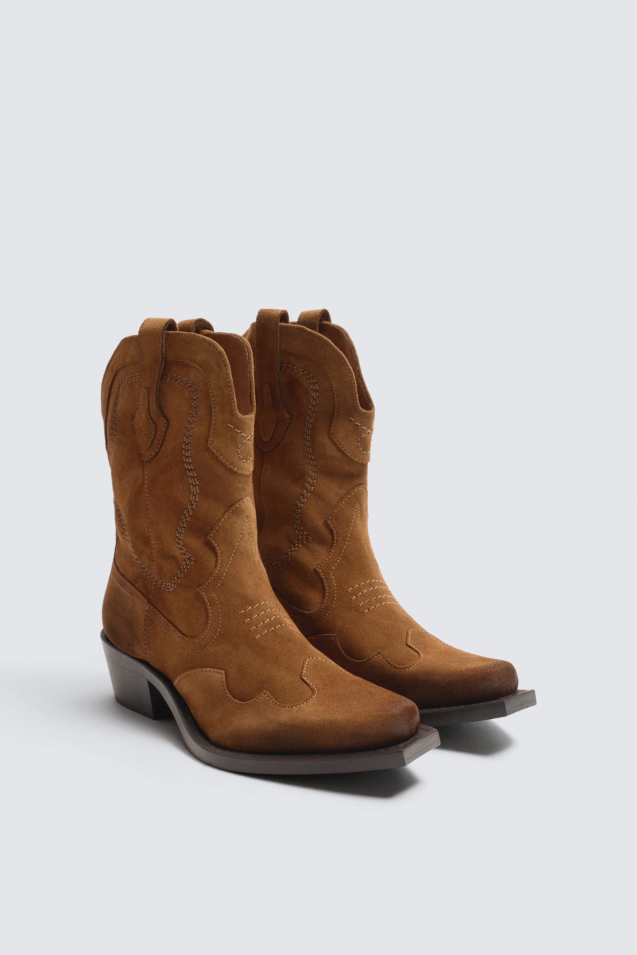 LEATHER COWBOY BOOTS