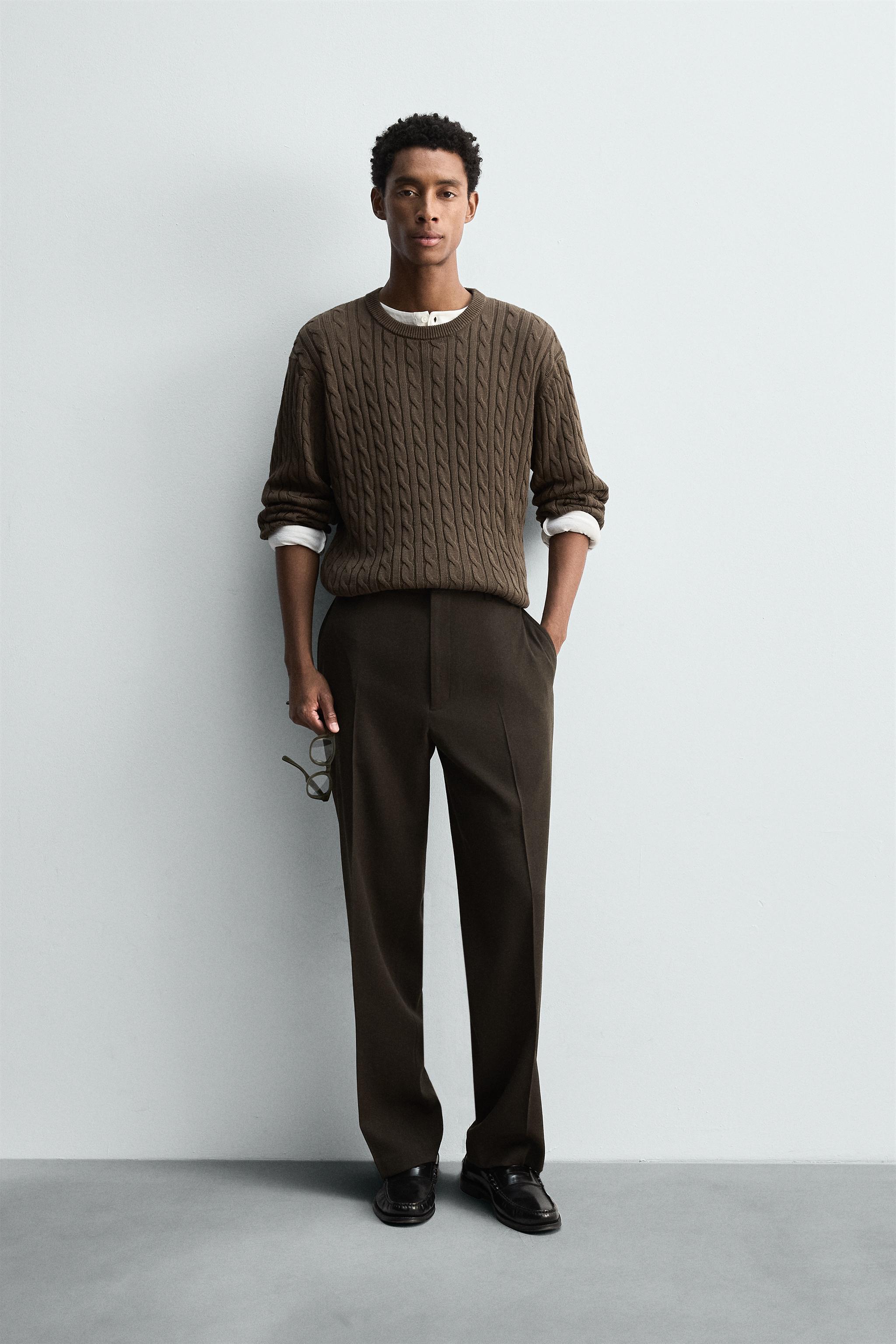 REGULAR FIT 100% WOOL PANTS