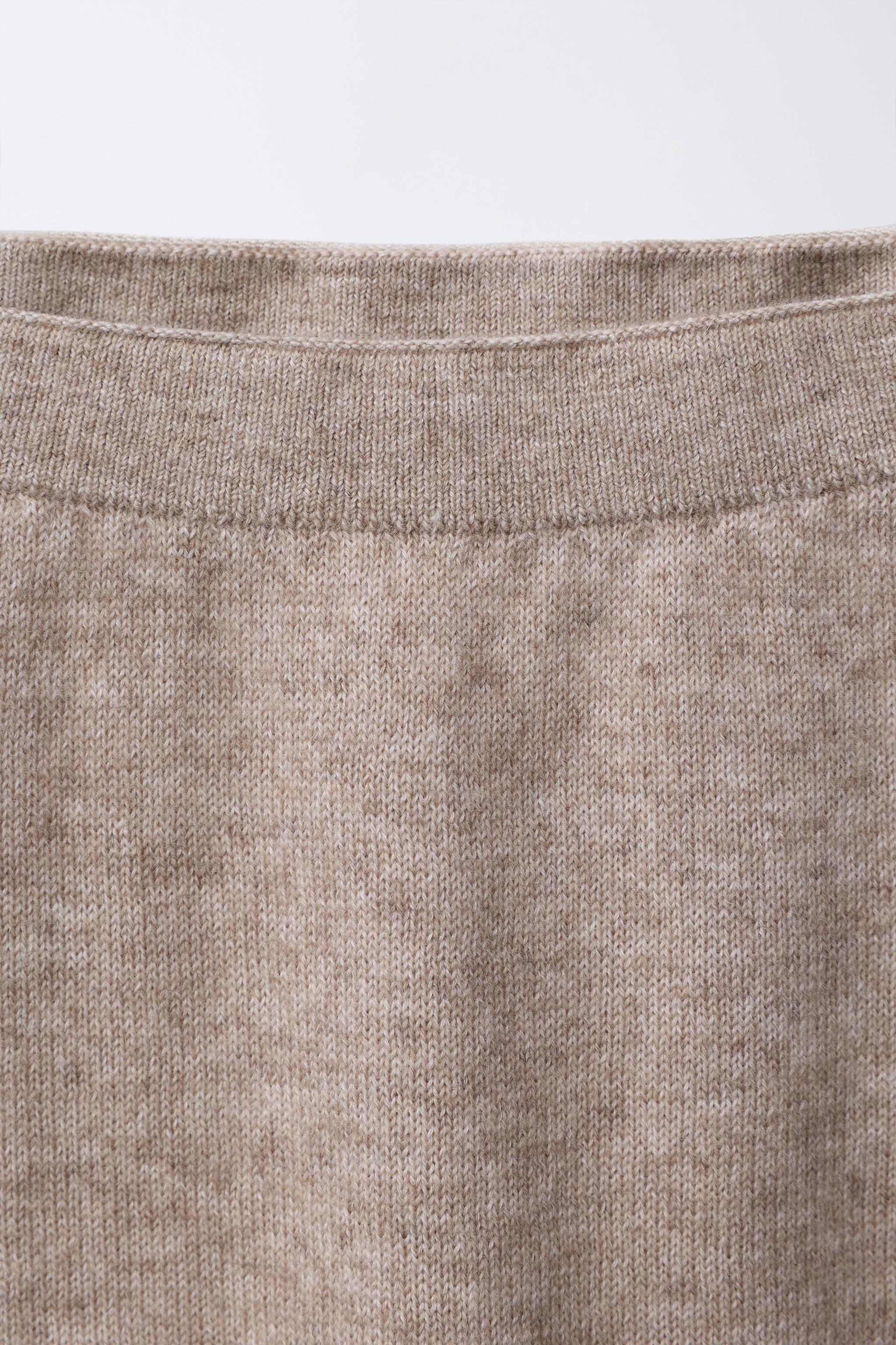 WOOL AND CASHMERE BLEND HAMMER PANTS