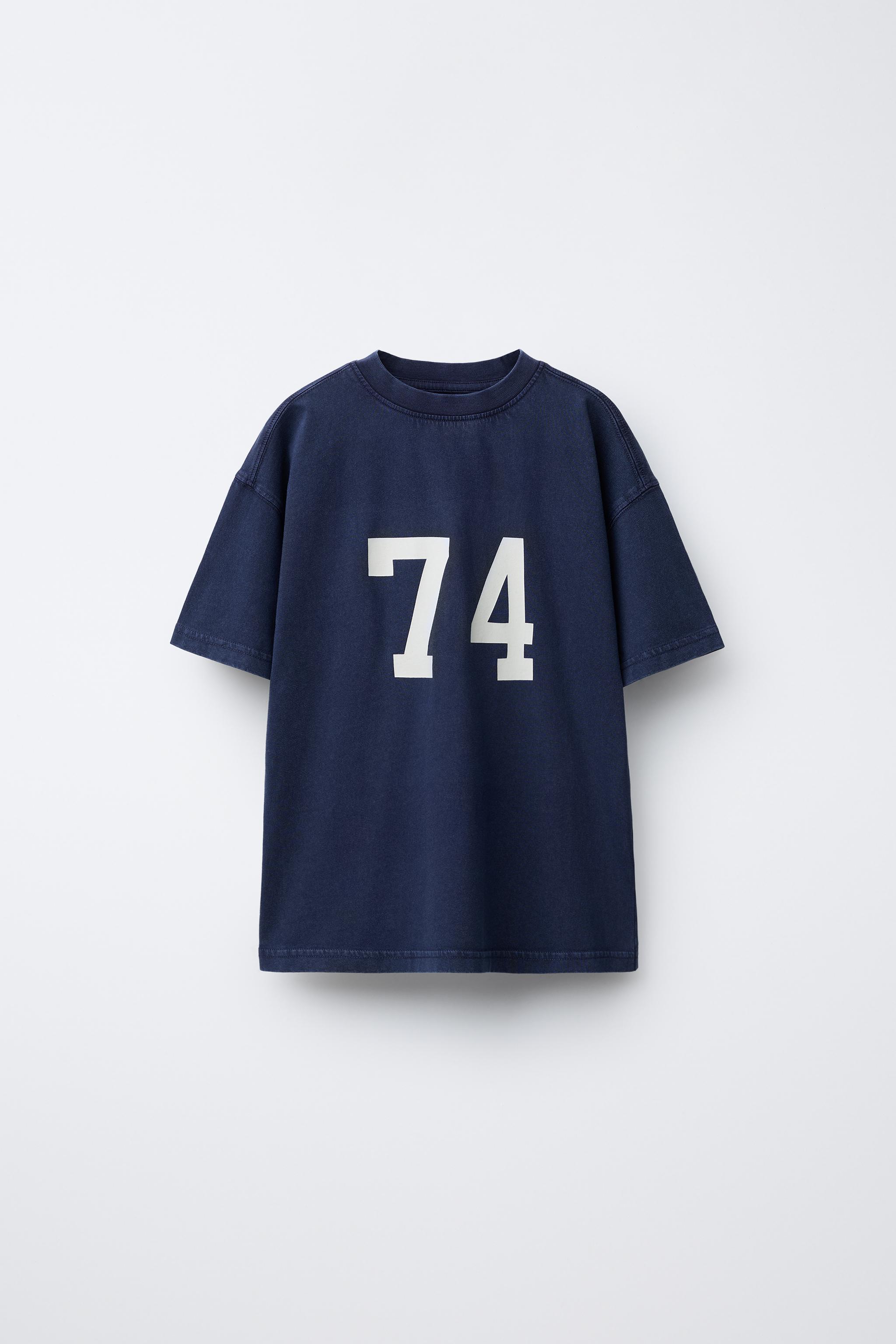 NUMBER PRINT T-SHIRT