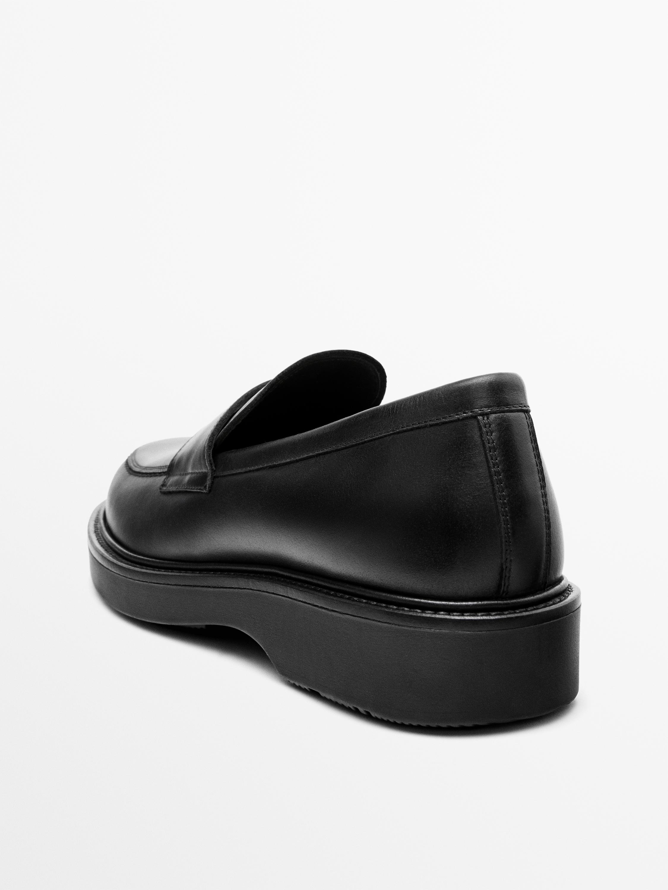 Nappa penny loafers
