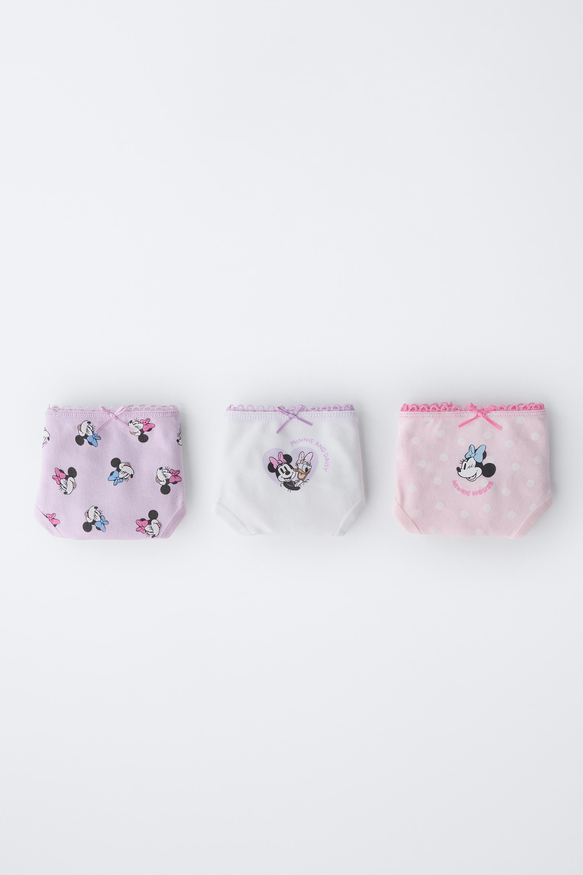 2-6 YEARS/ THREE-PACK OF MINNIE MOUSE & DAISY © DISNEY UNDERWEAR