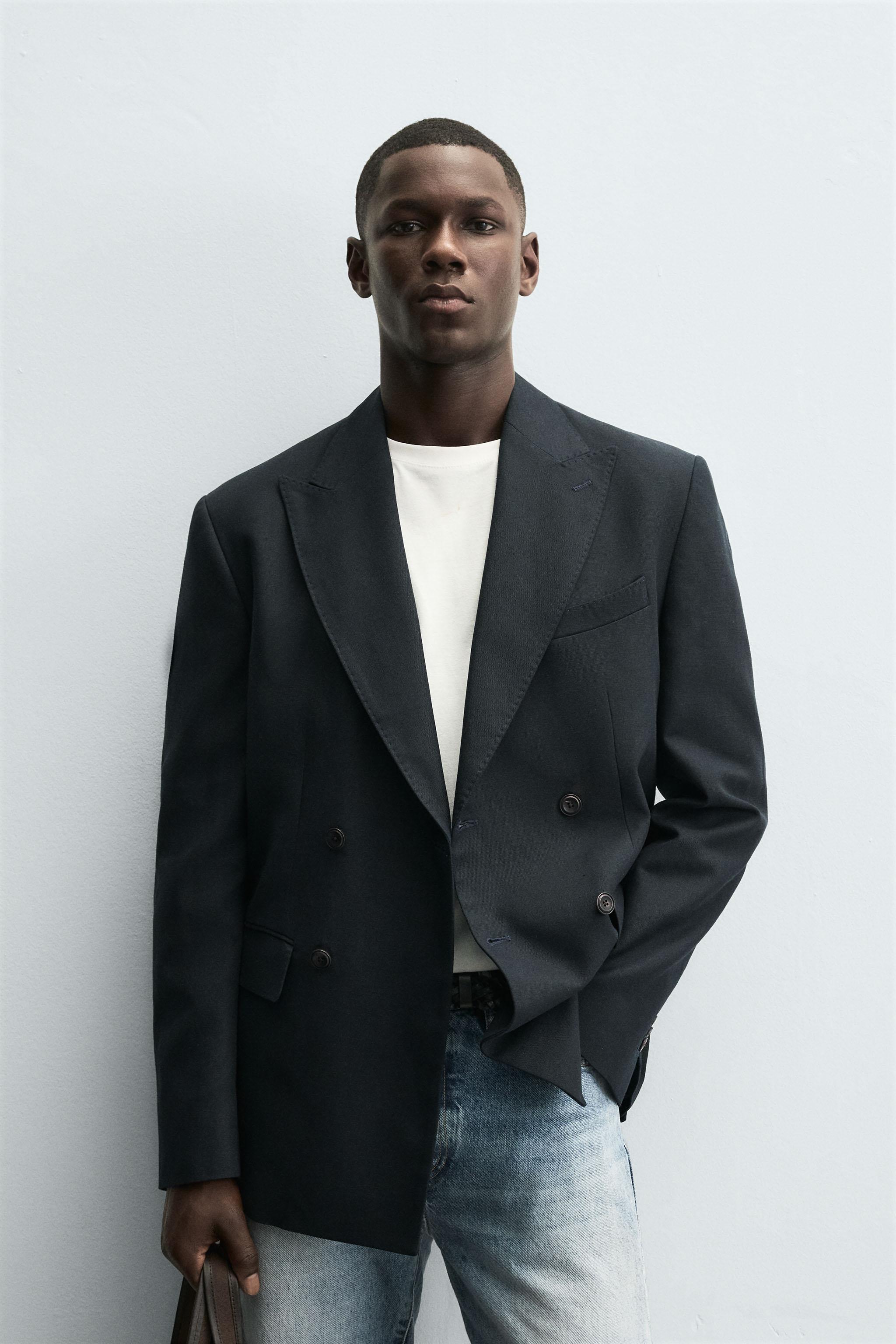 DOUBLE BREASTED BLAZER