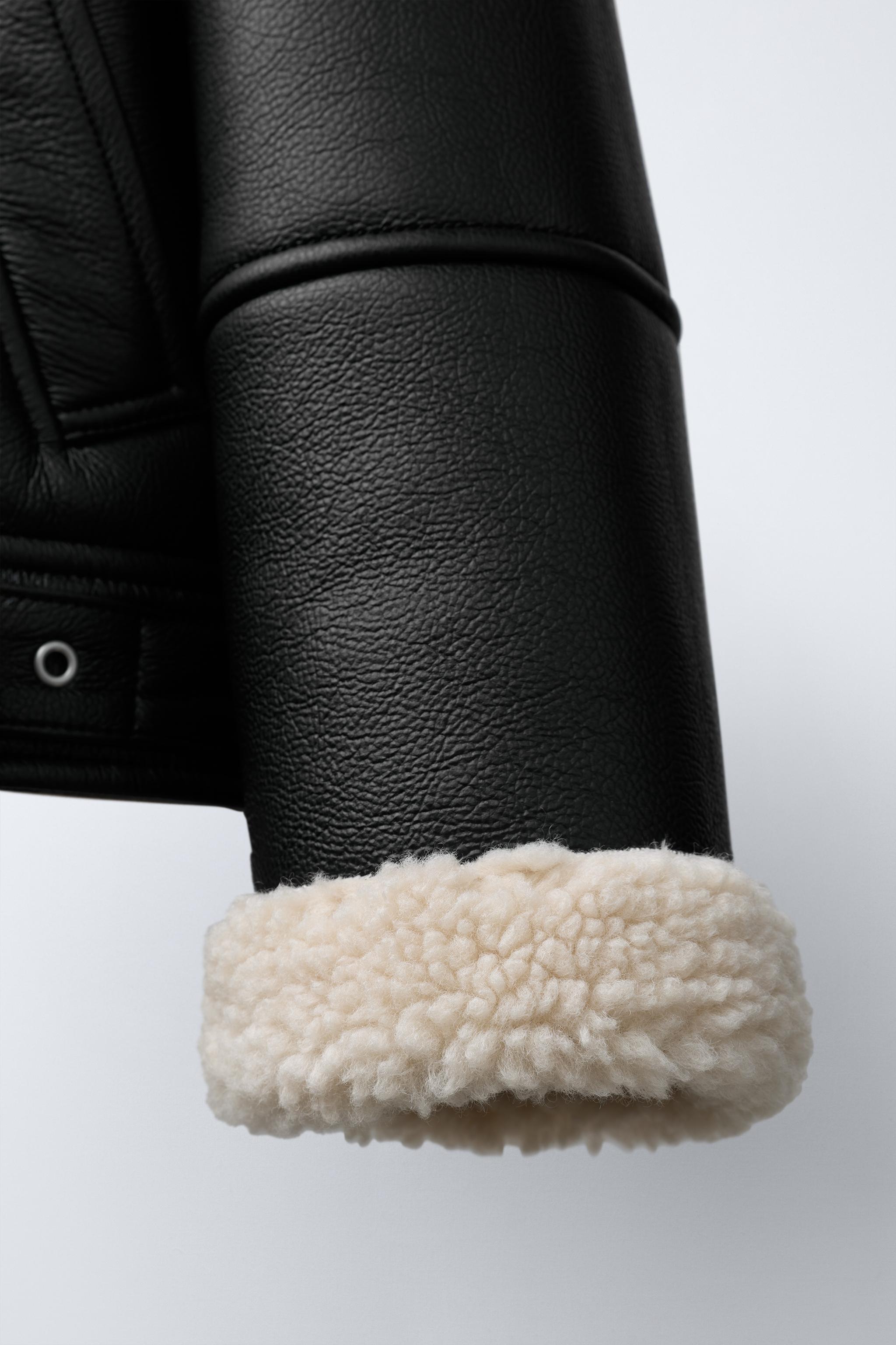 DOUBLE-FACED BIKER JACKET