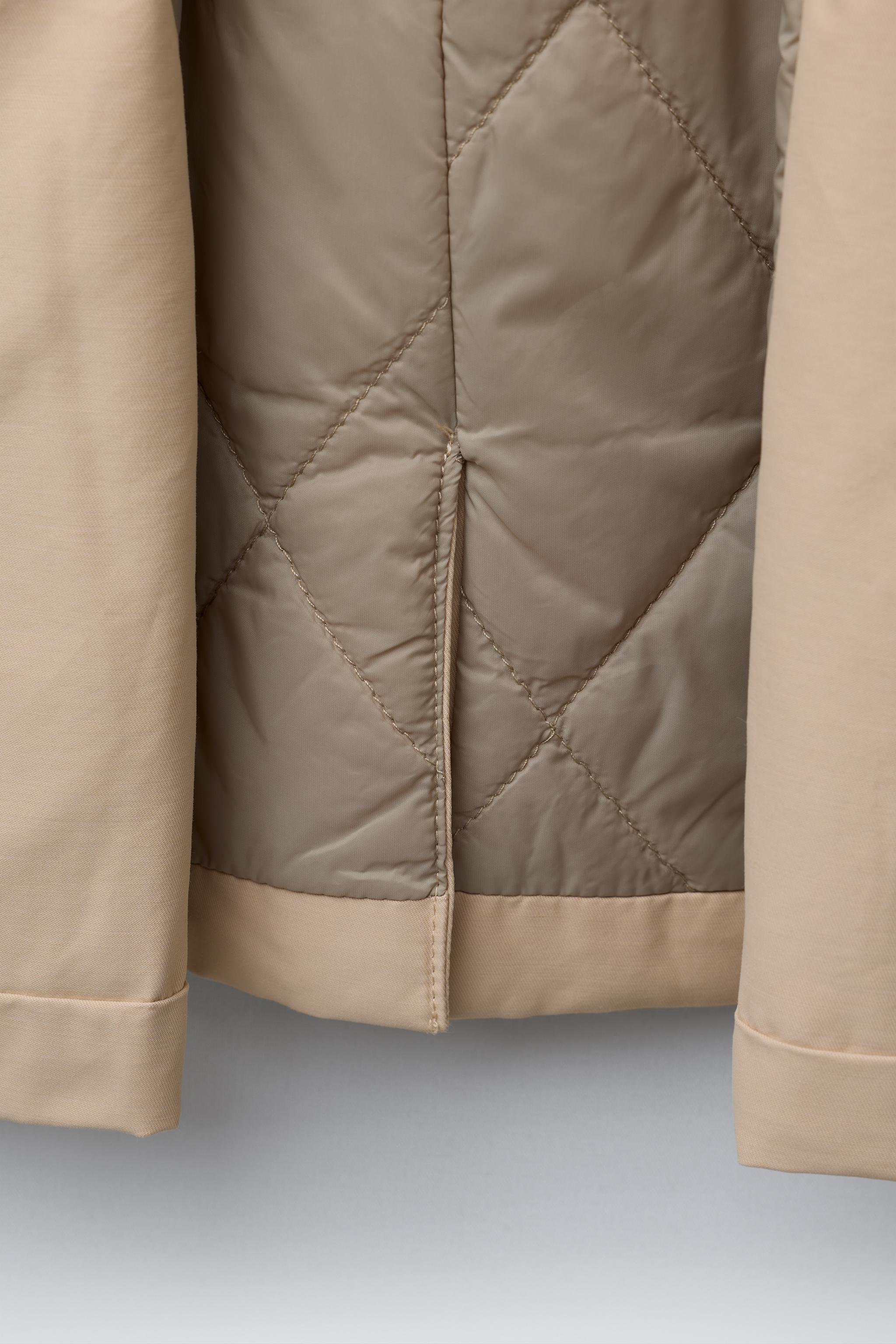 BELTED QUILTED TRENCH COAT