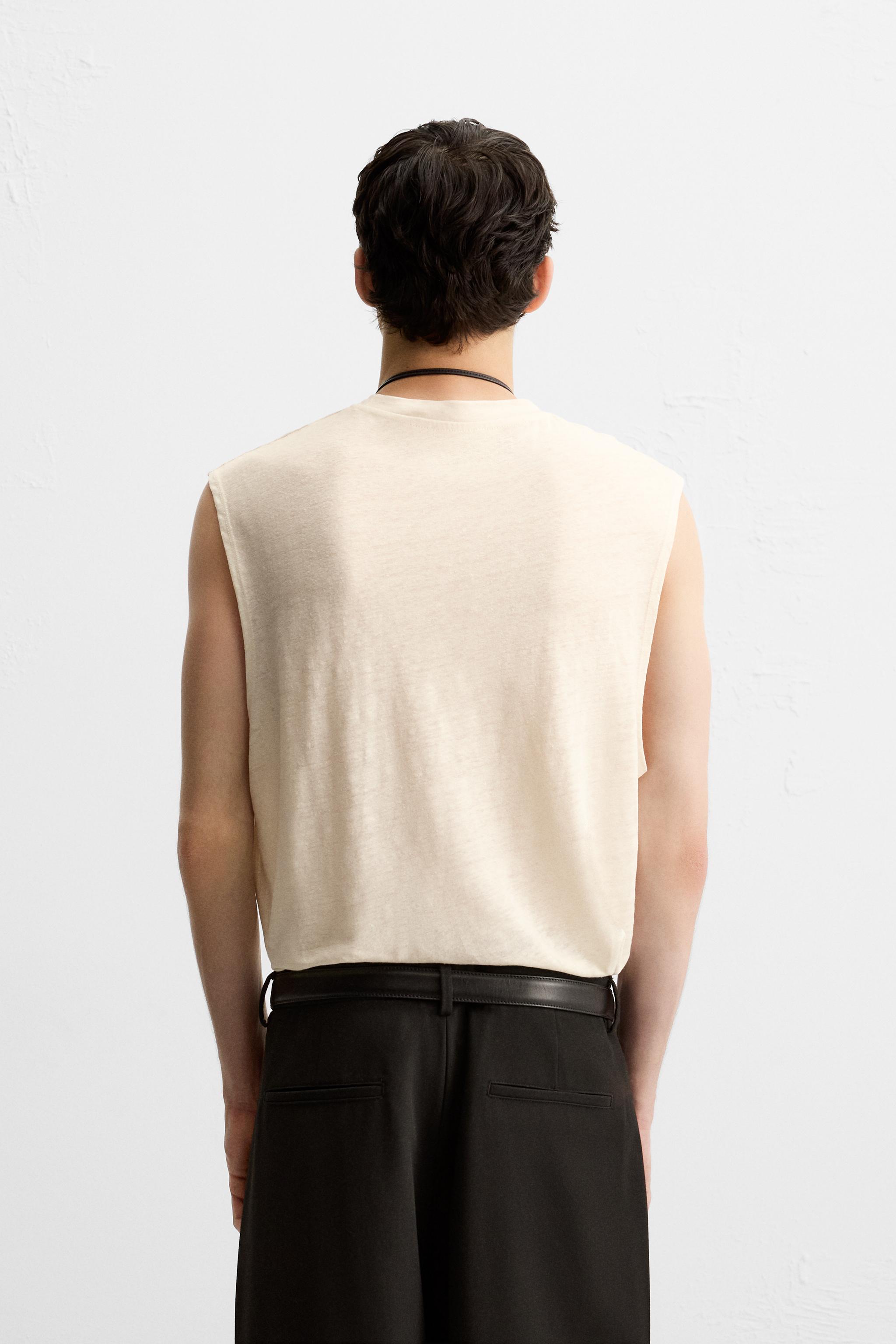 100% LINEN TANK TOP