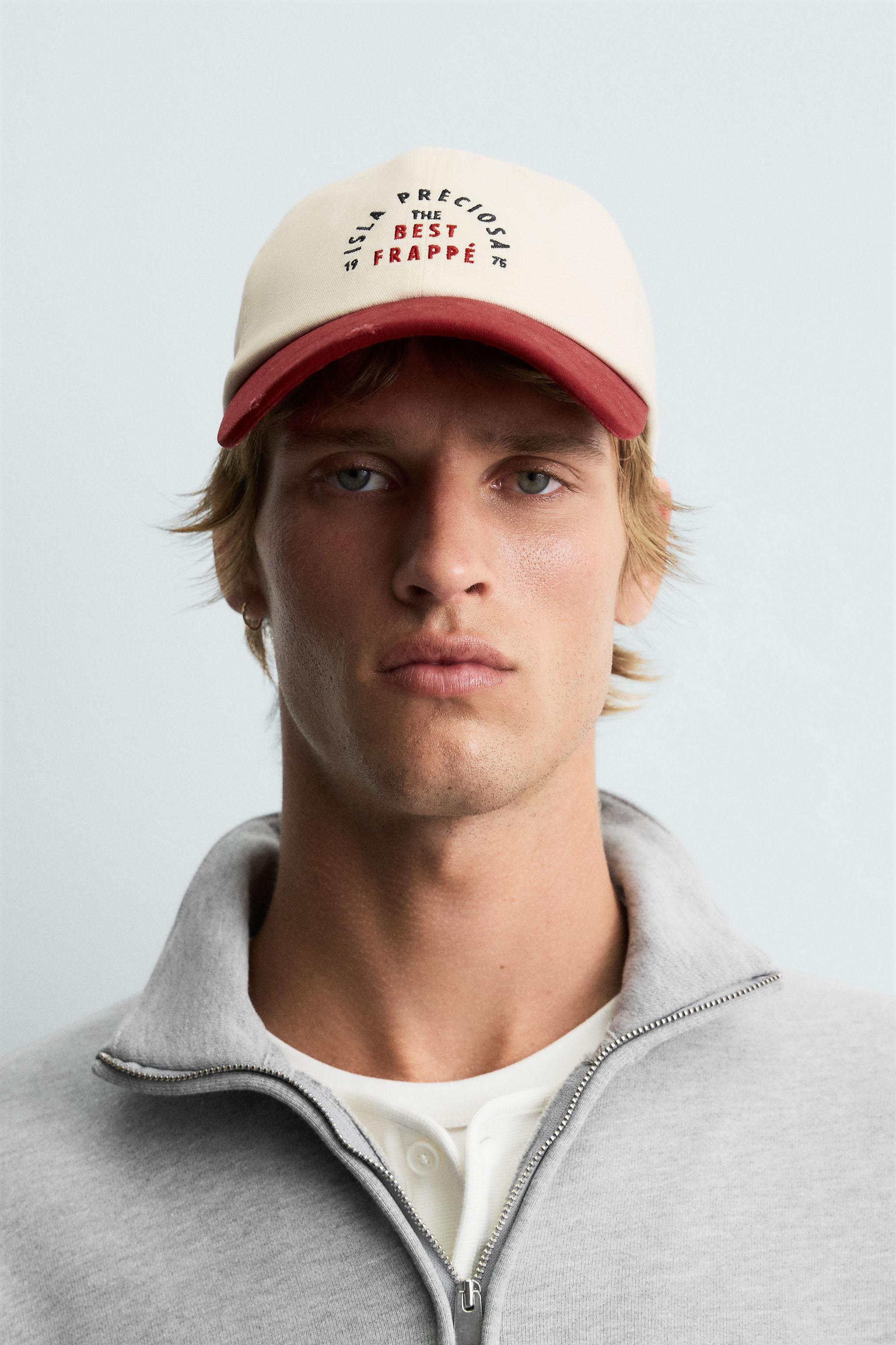 CONTRAST EMBROIDERY CAP