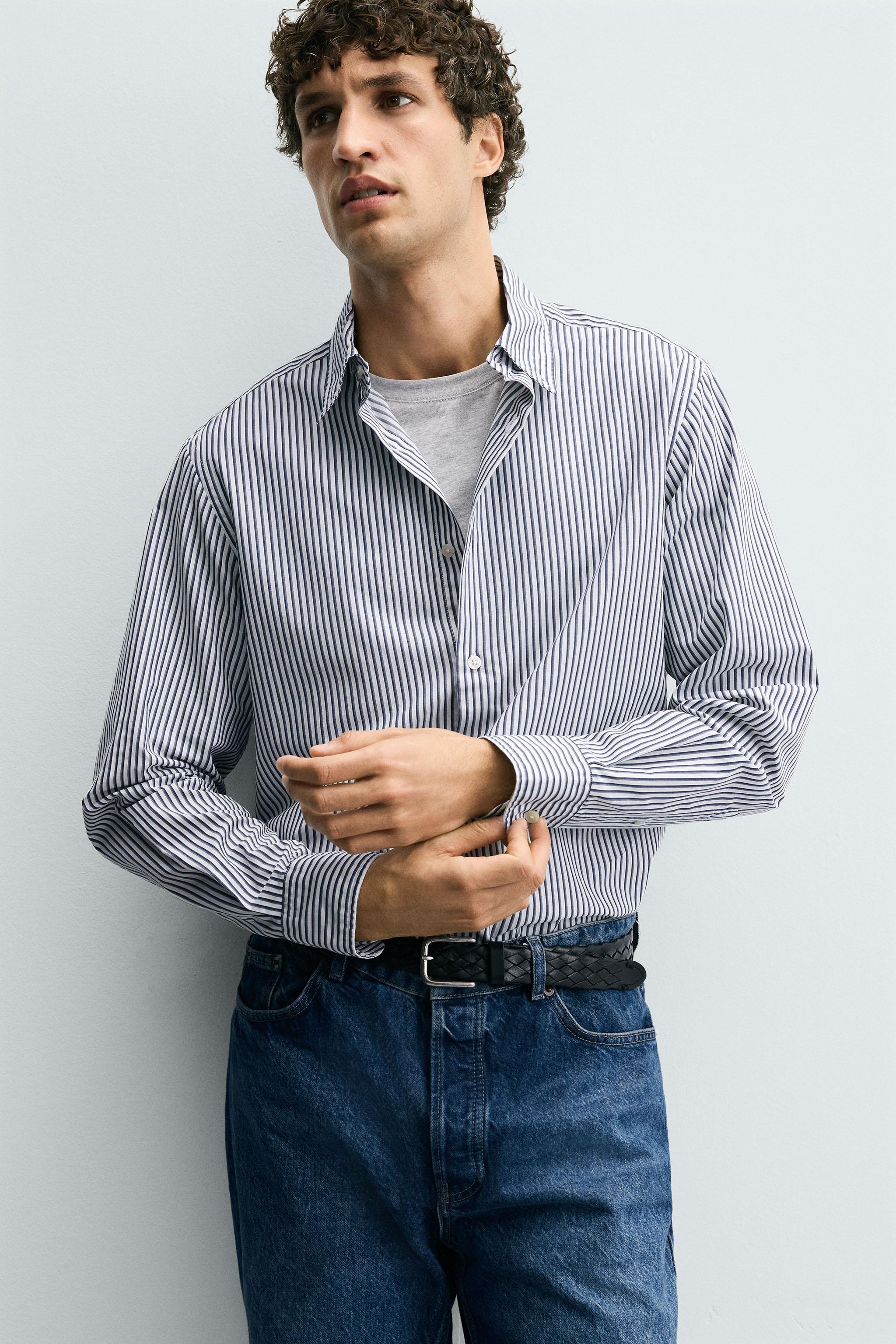 REGULAR FIT STRIPED SHIRT