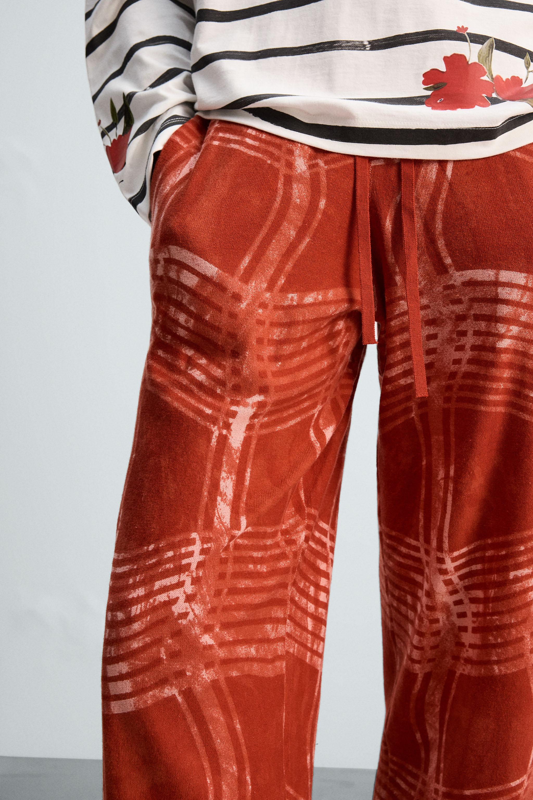 GRAPHIC PRINT KNIT PANTS © OTIS KWAME KYE QUAICOE