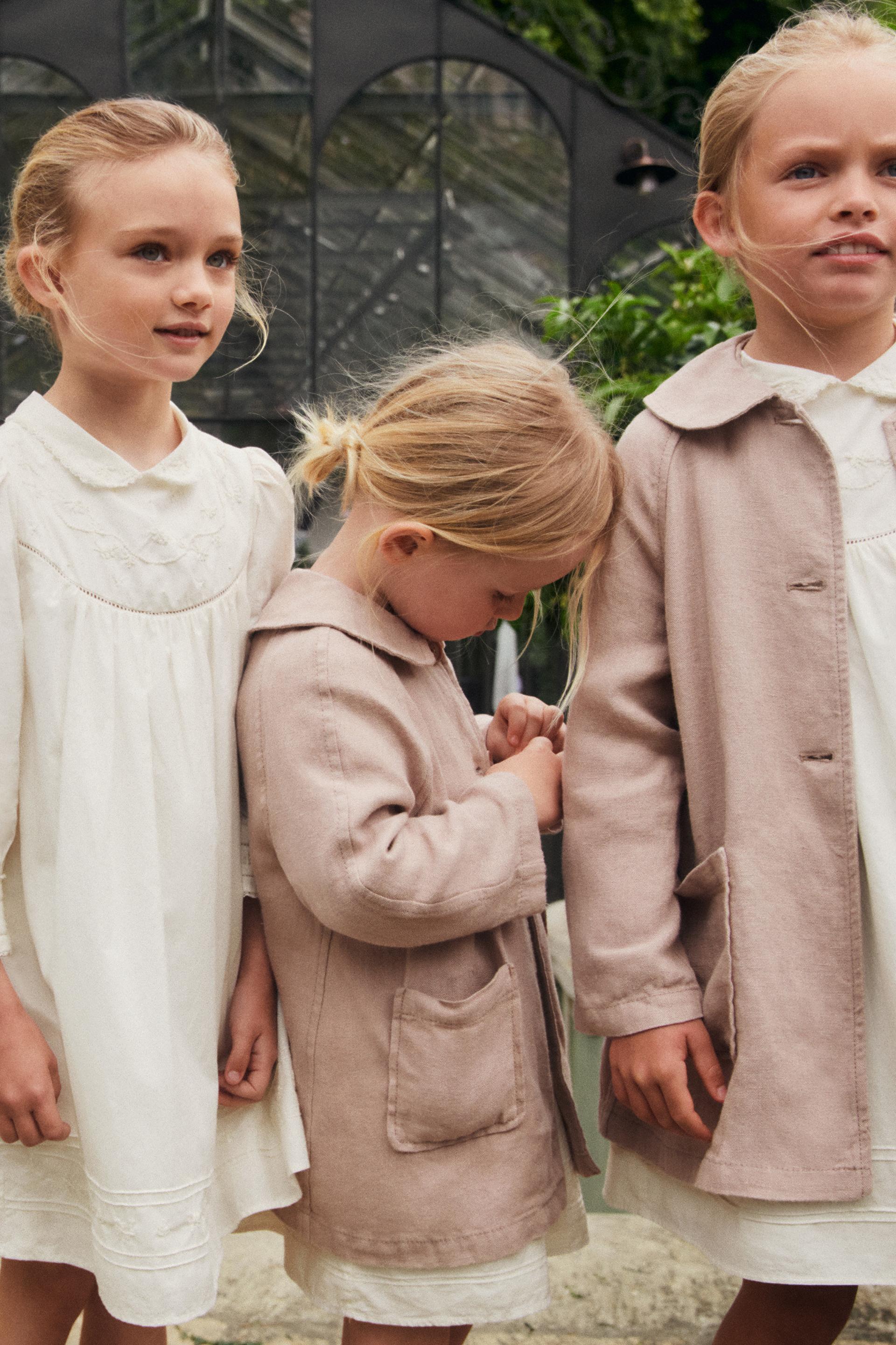 6-10 YEARS/ LIMITED EDITION MANDARIN COLLAR POPLIN SHIRT