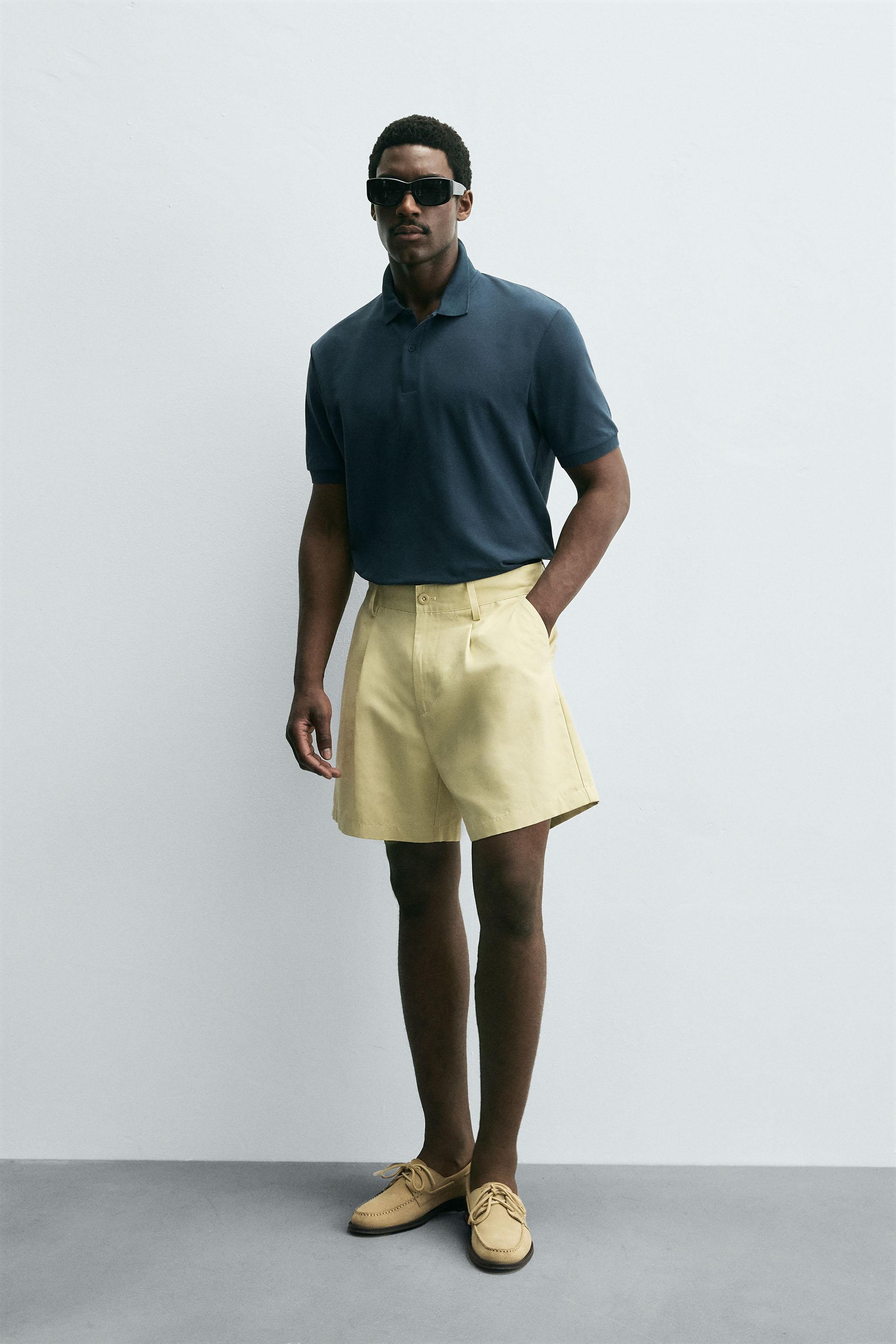 TEXTURED WEAVE PIQUÉ POLO SHIRT