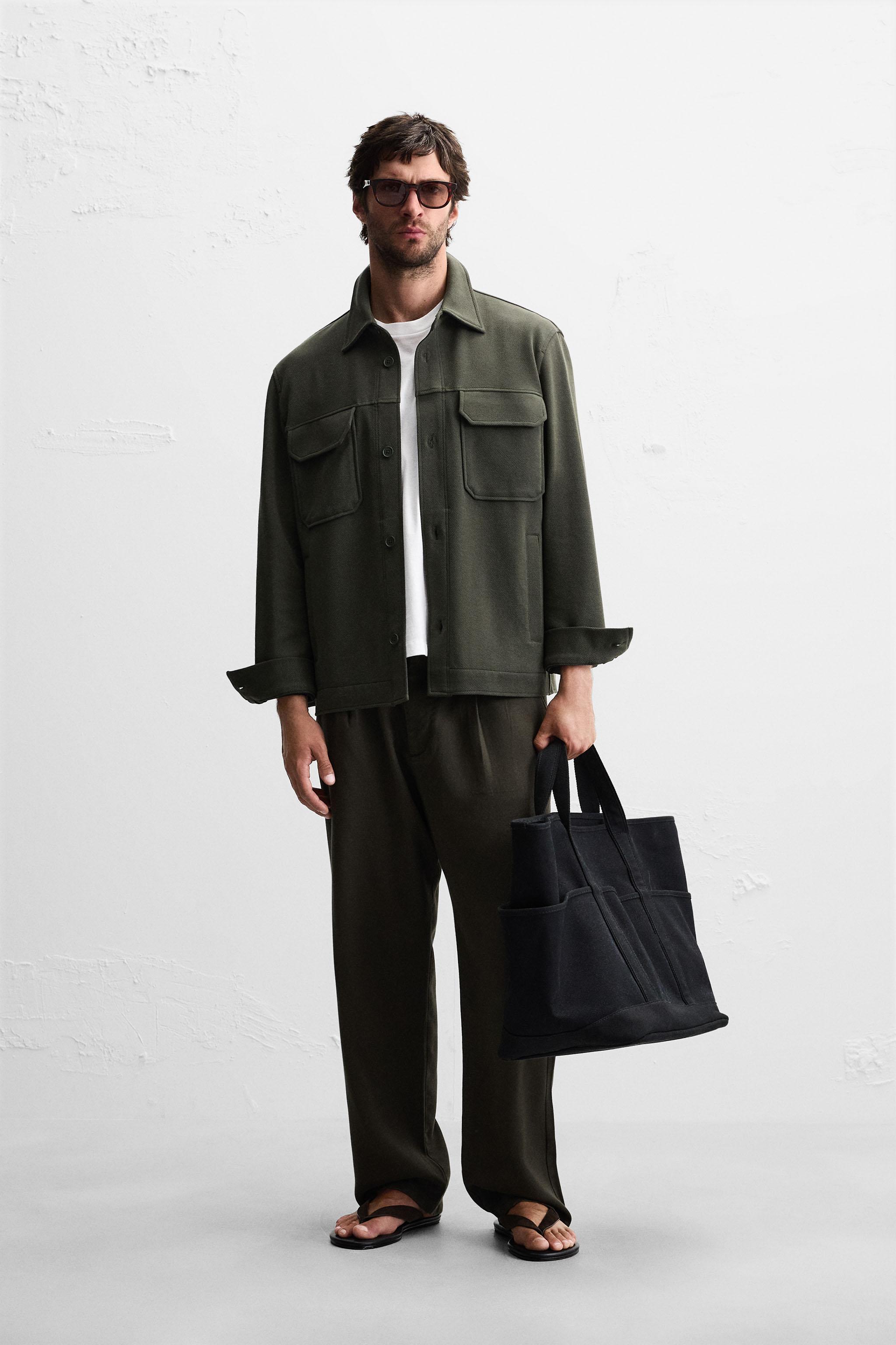 COMFORT TEXTURED OVERSHIRT
