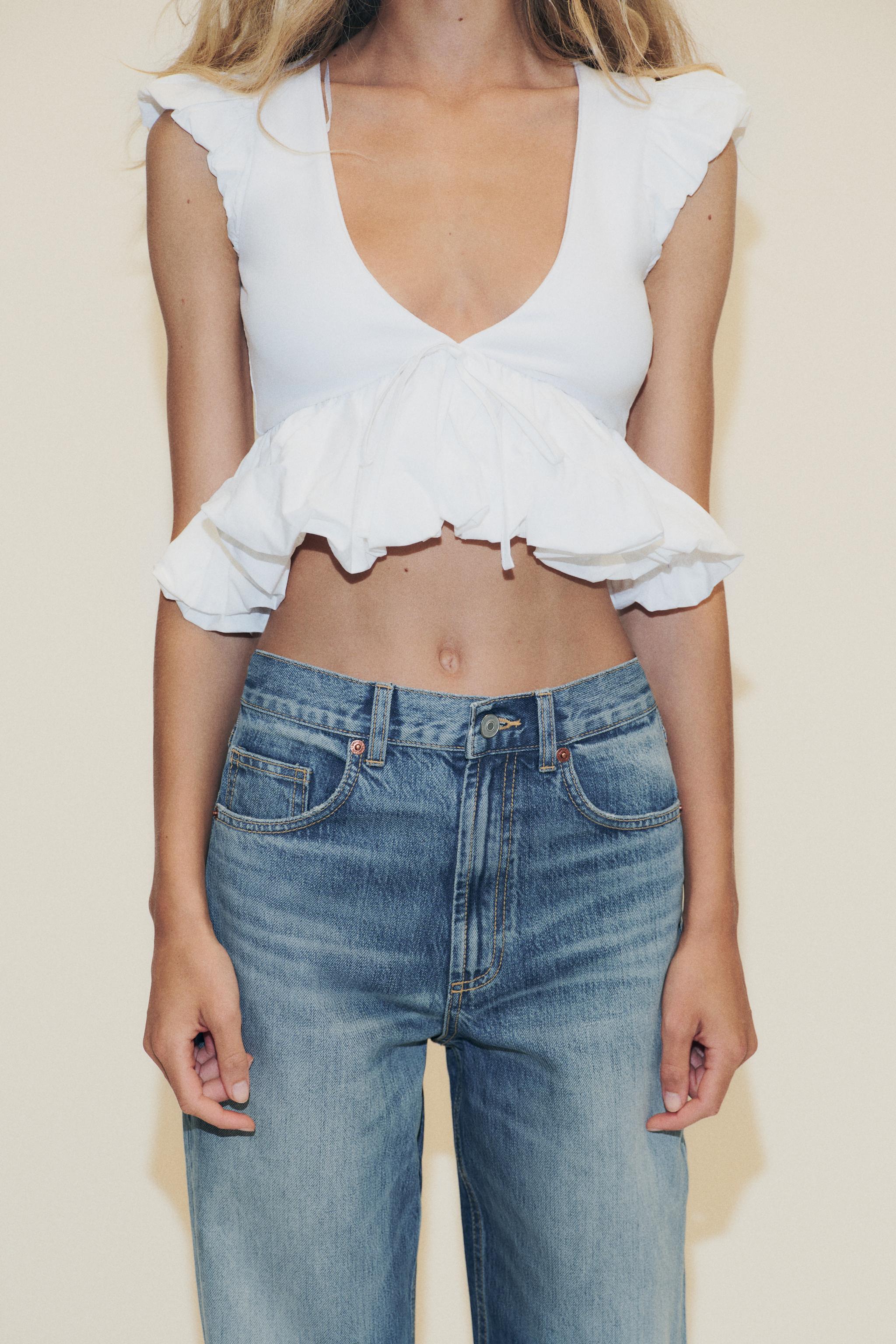 CONTRAST BOW T-SHIRT