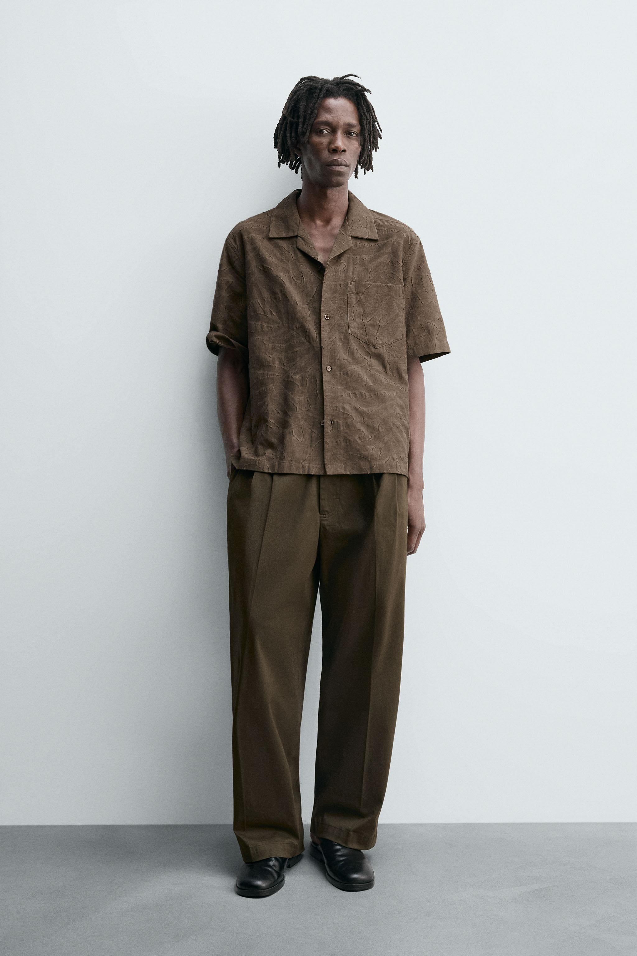 FLORAL JACQUARD SHIRT