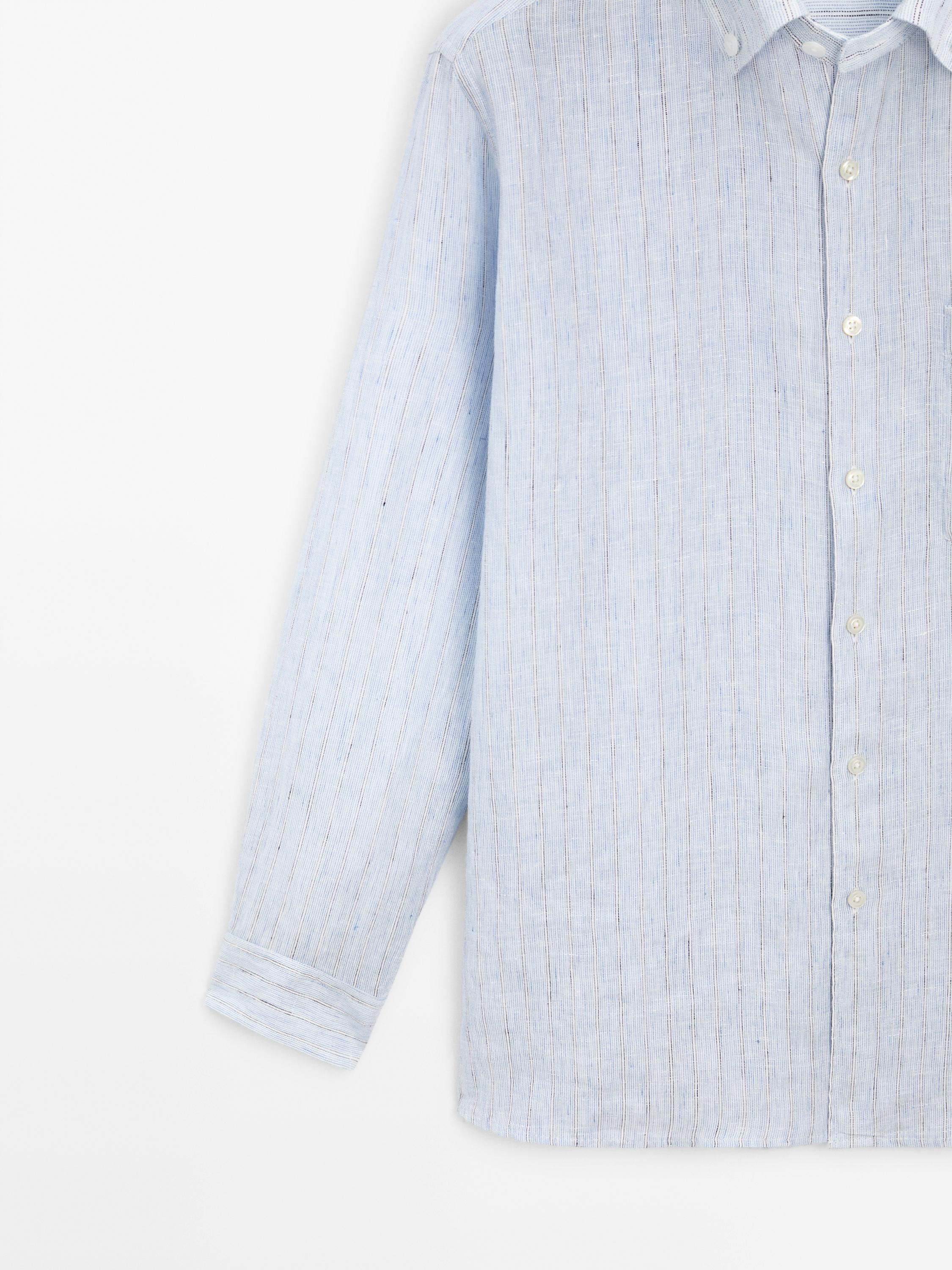 Regular fit striped shirt