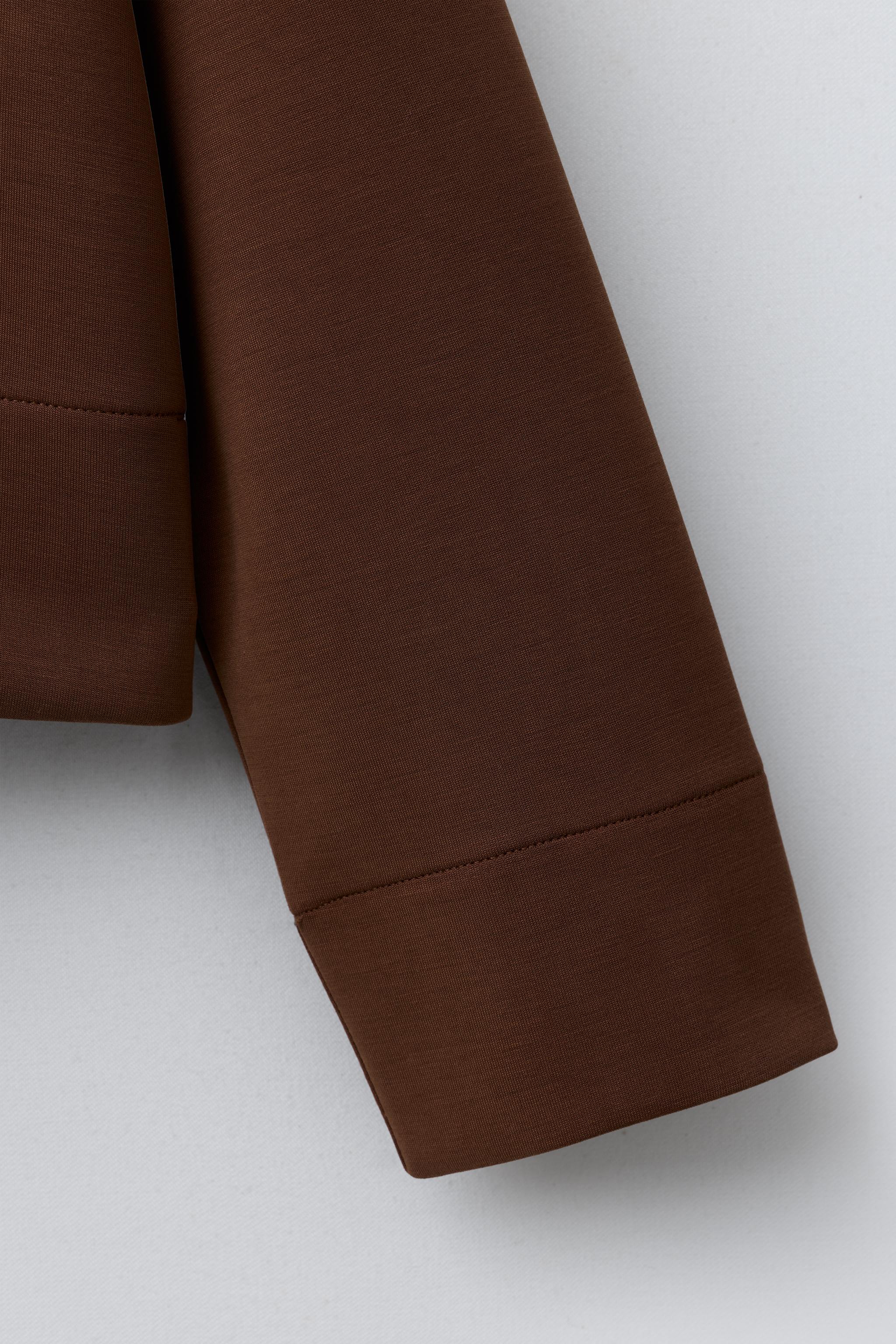 MODAL SWEATSHIRT WITH CONTRAST NECK