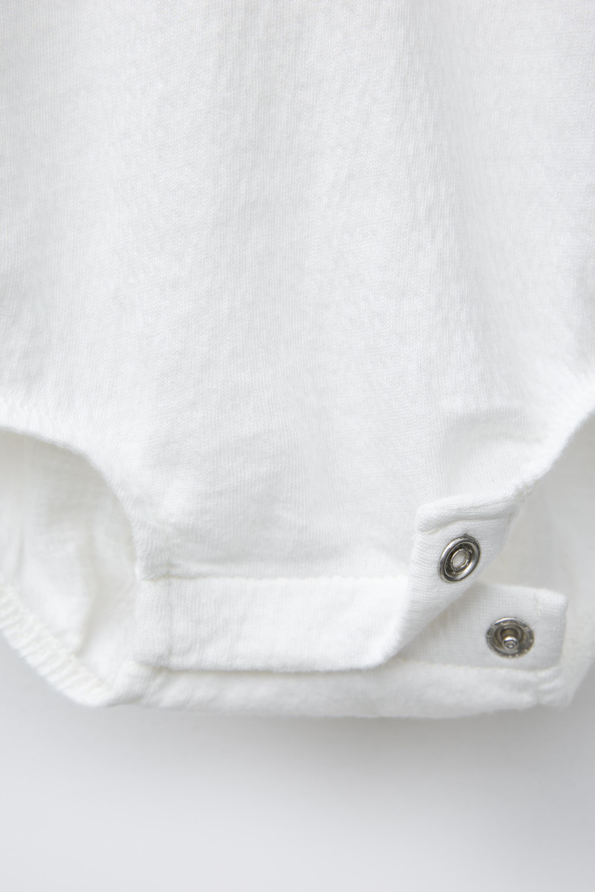 EMBROIDERED COLLAR BODYSUIT