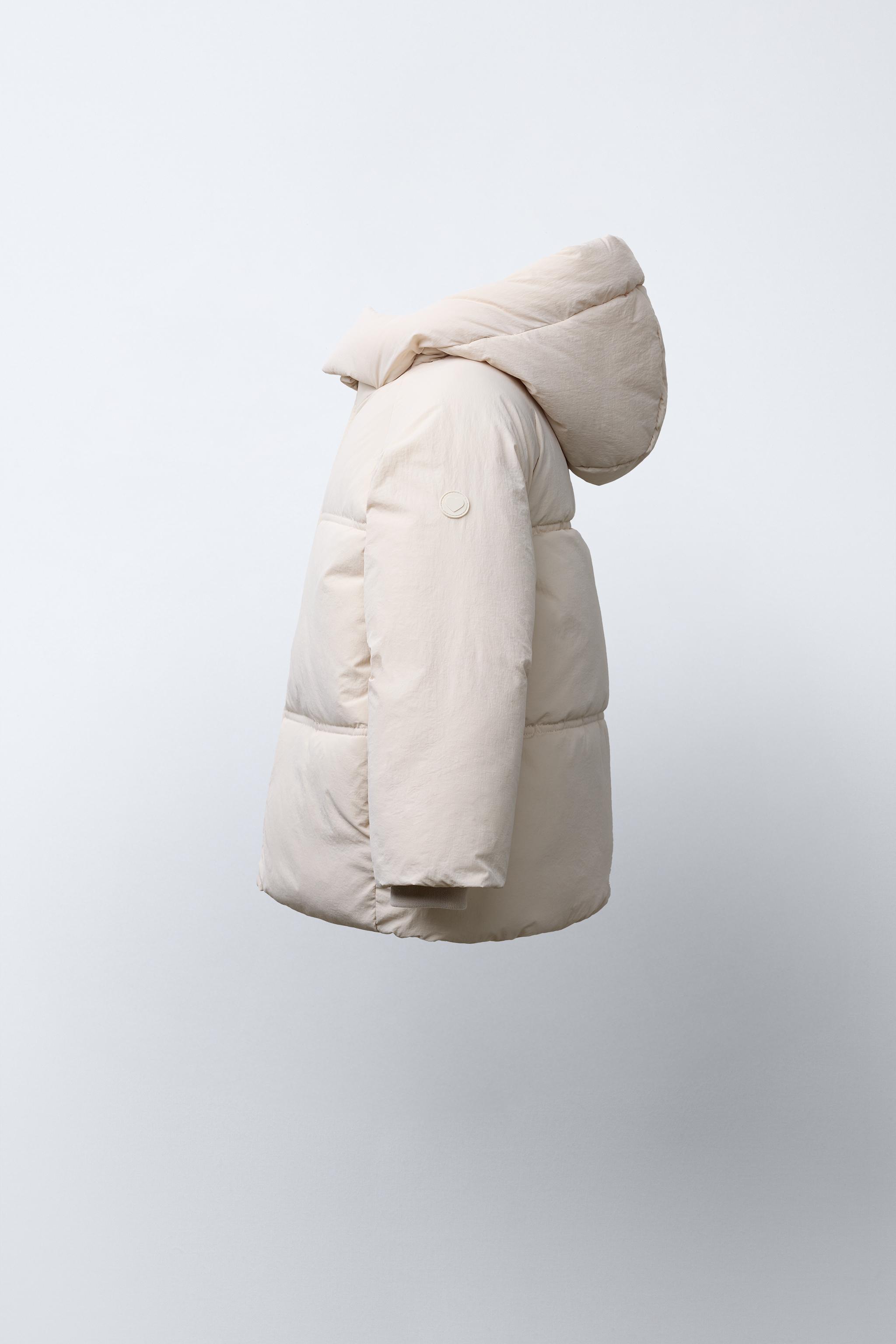 WATER REPELLENT HOODED PUFFER JACKET