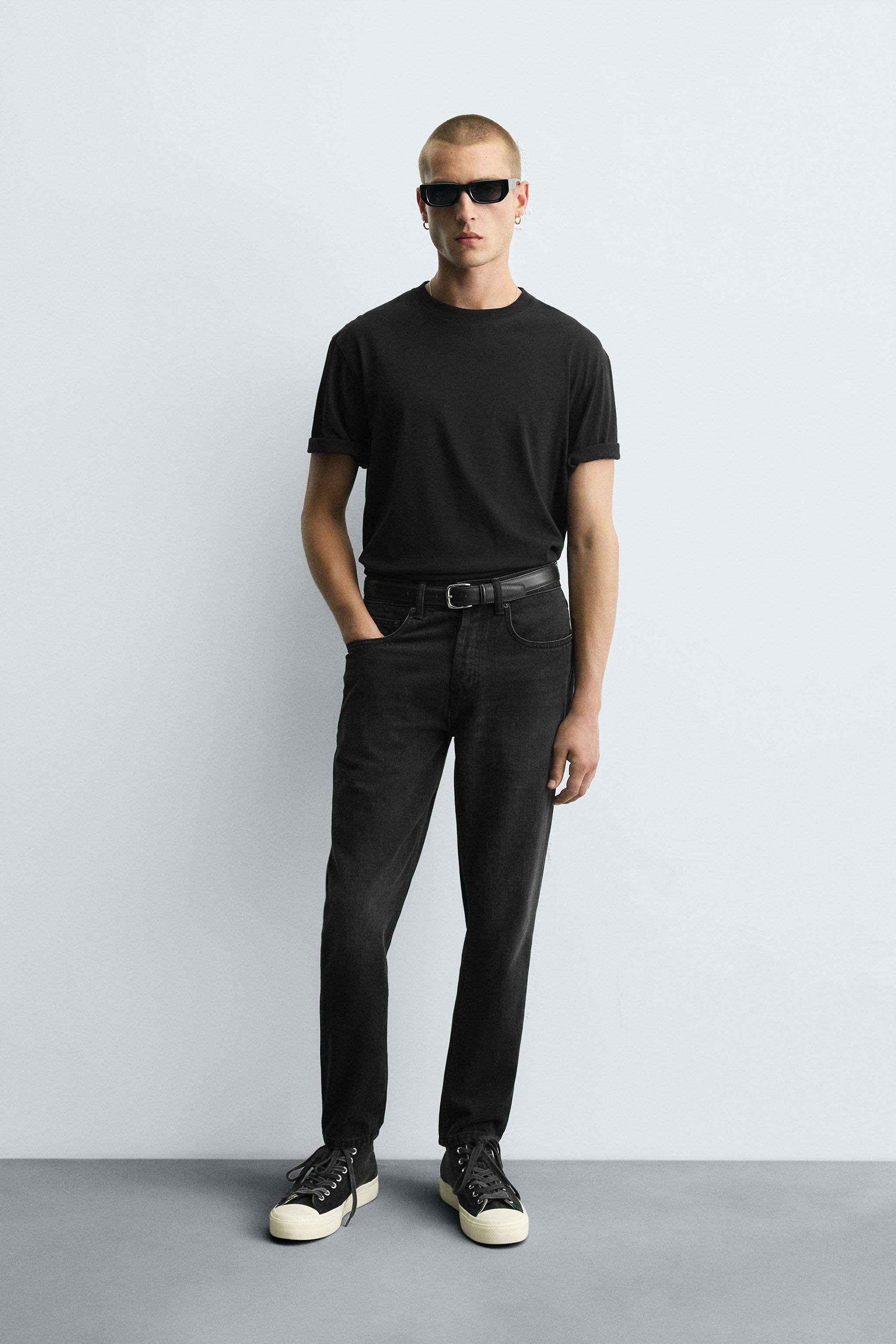 SLIM CROPPED FIT JEANS