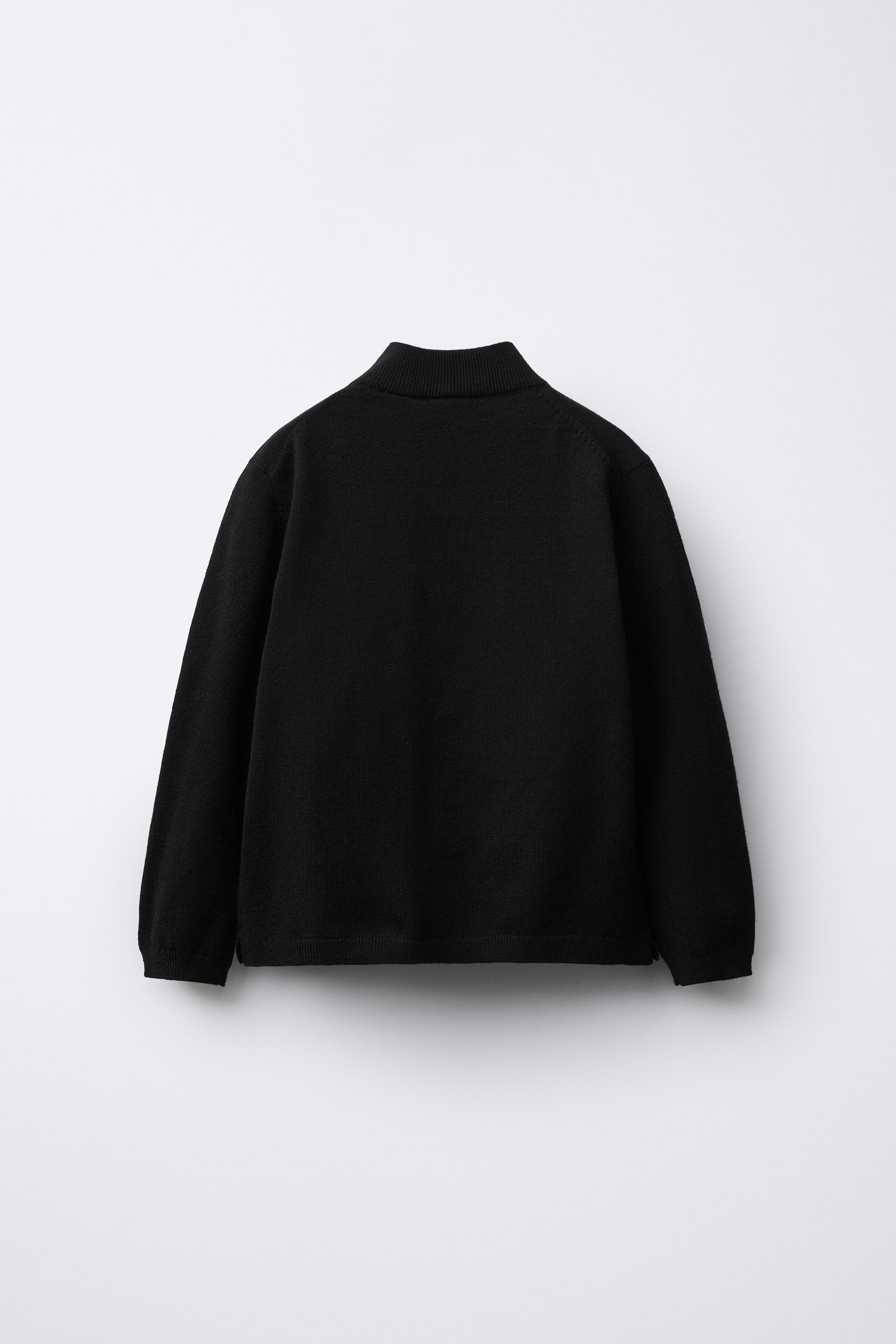 MOCK NECK KNIT SWEATER