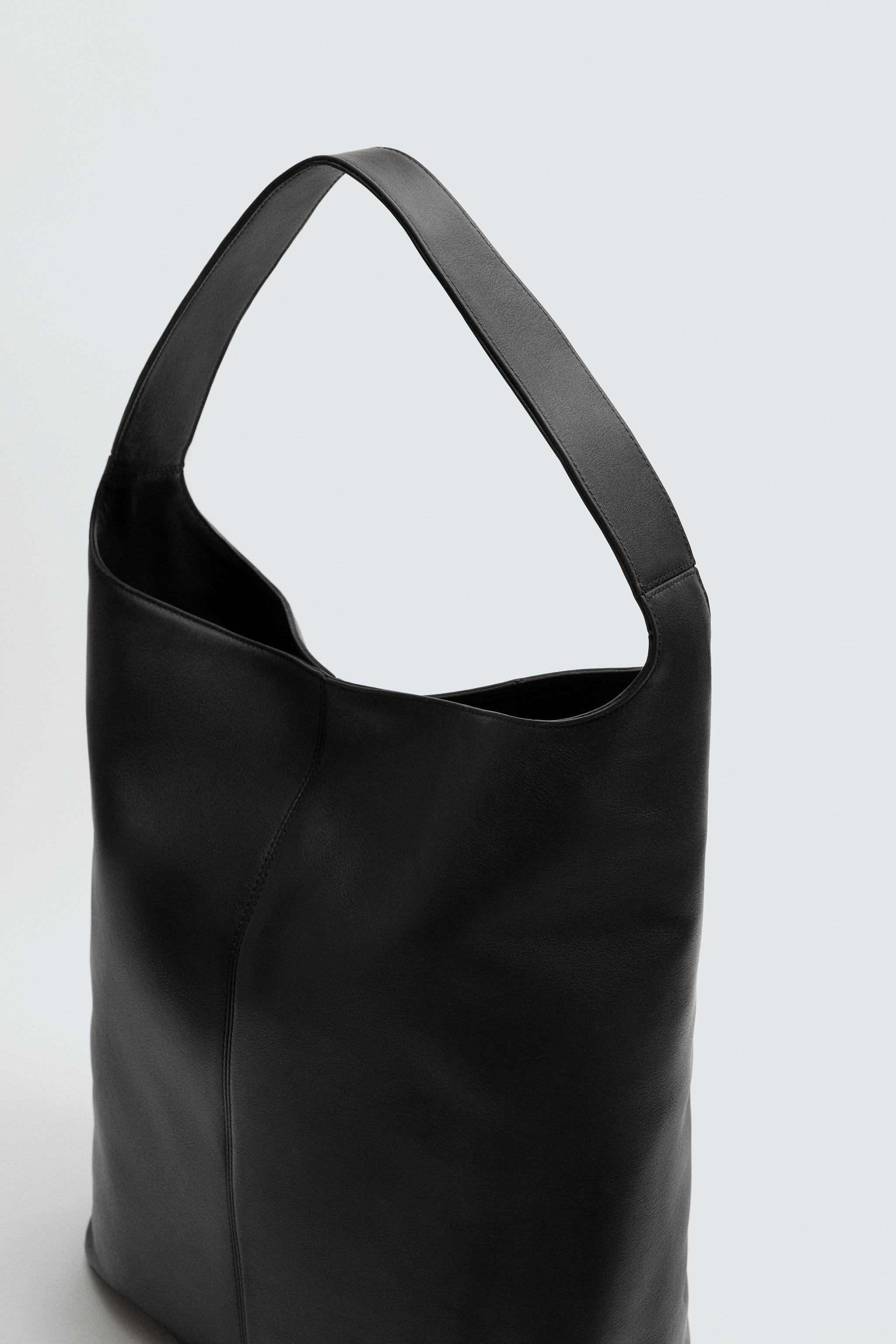 LEATHER SHOPPER BAG
