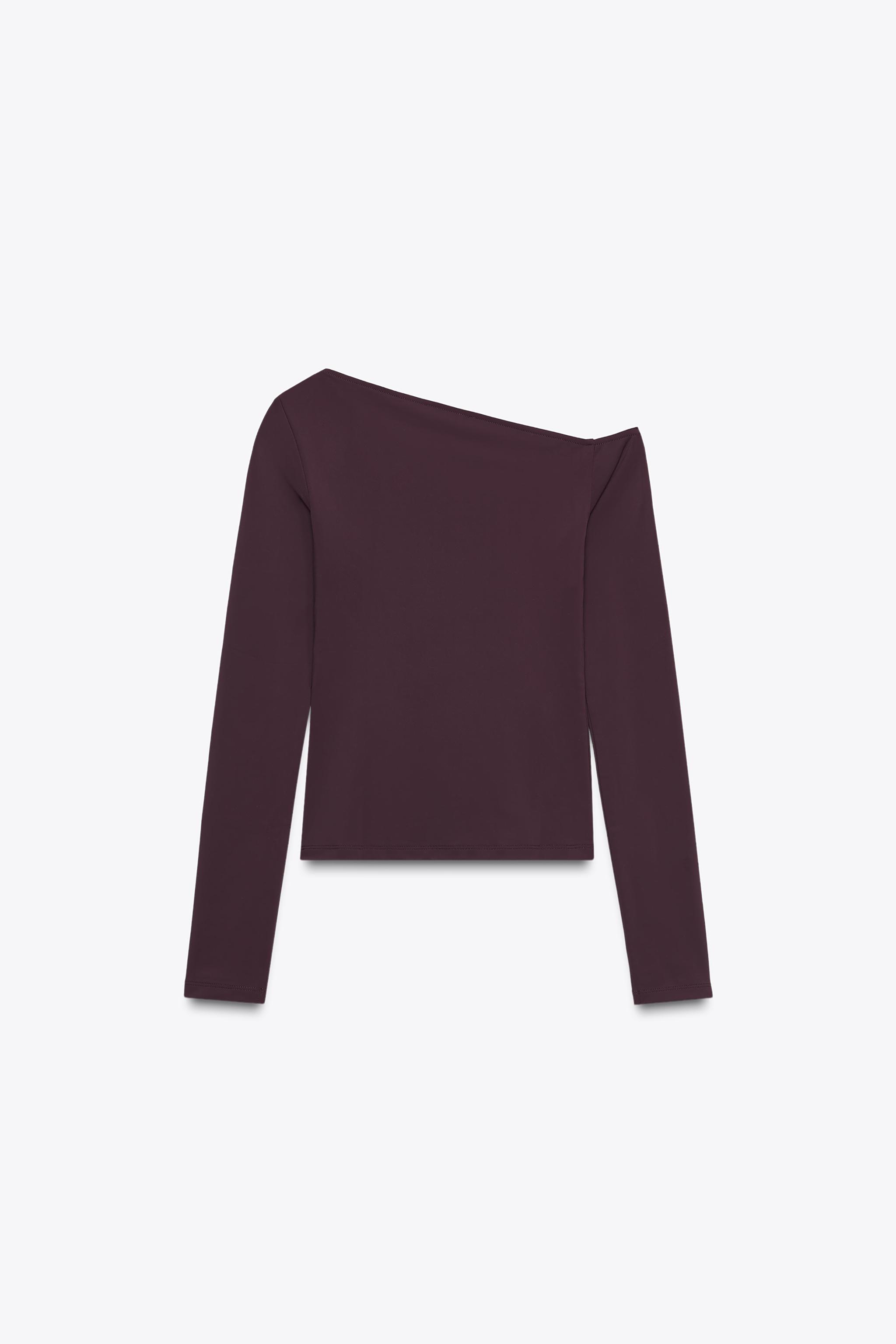 ASYMMETRIC POLYAMIDE T-SHIRT