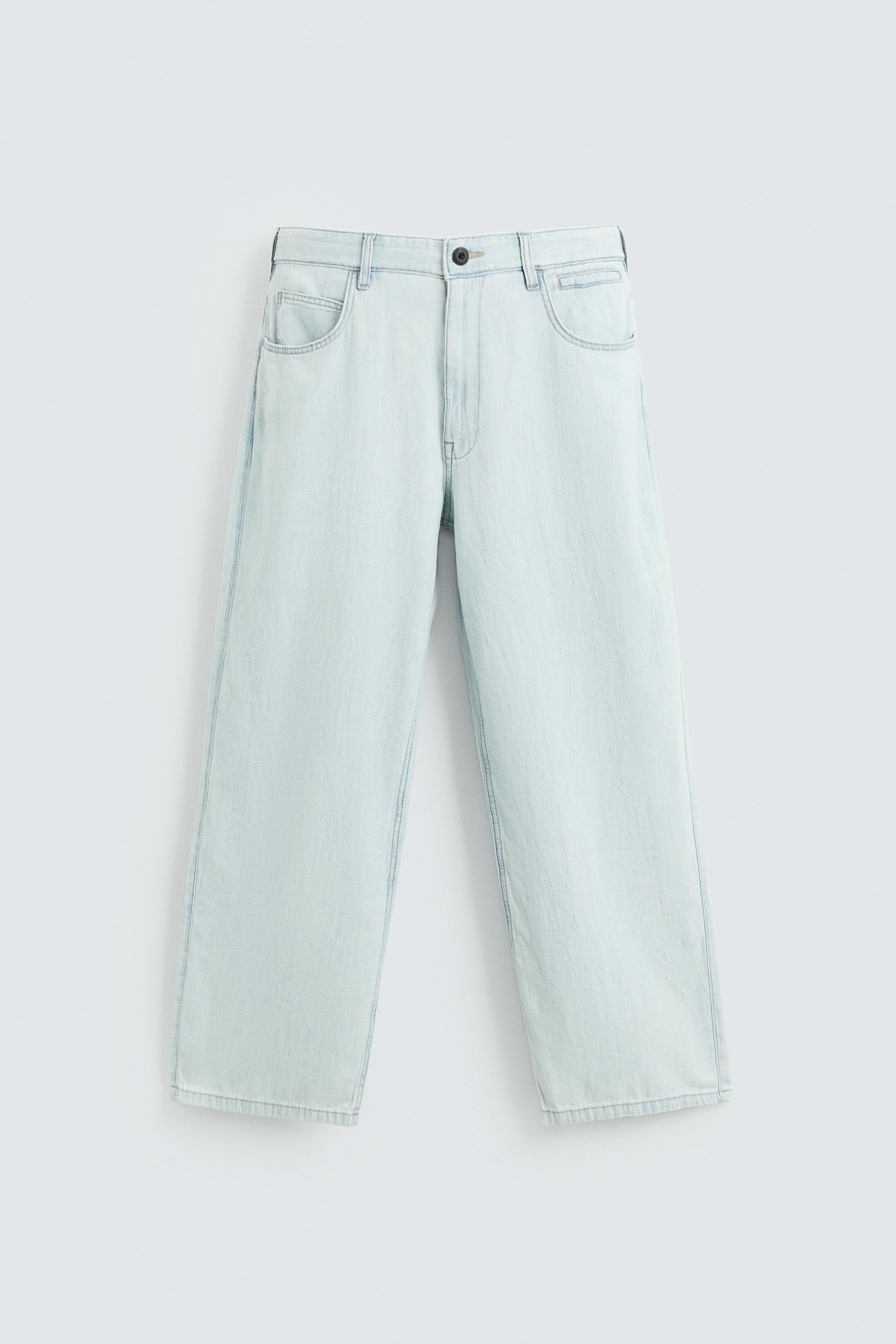 LIGHTWEIGHT LOOSE WIDE FIT JEANS