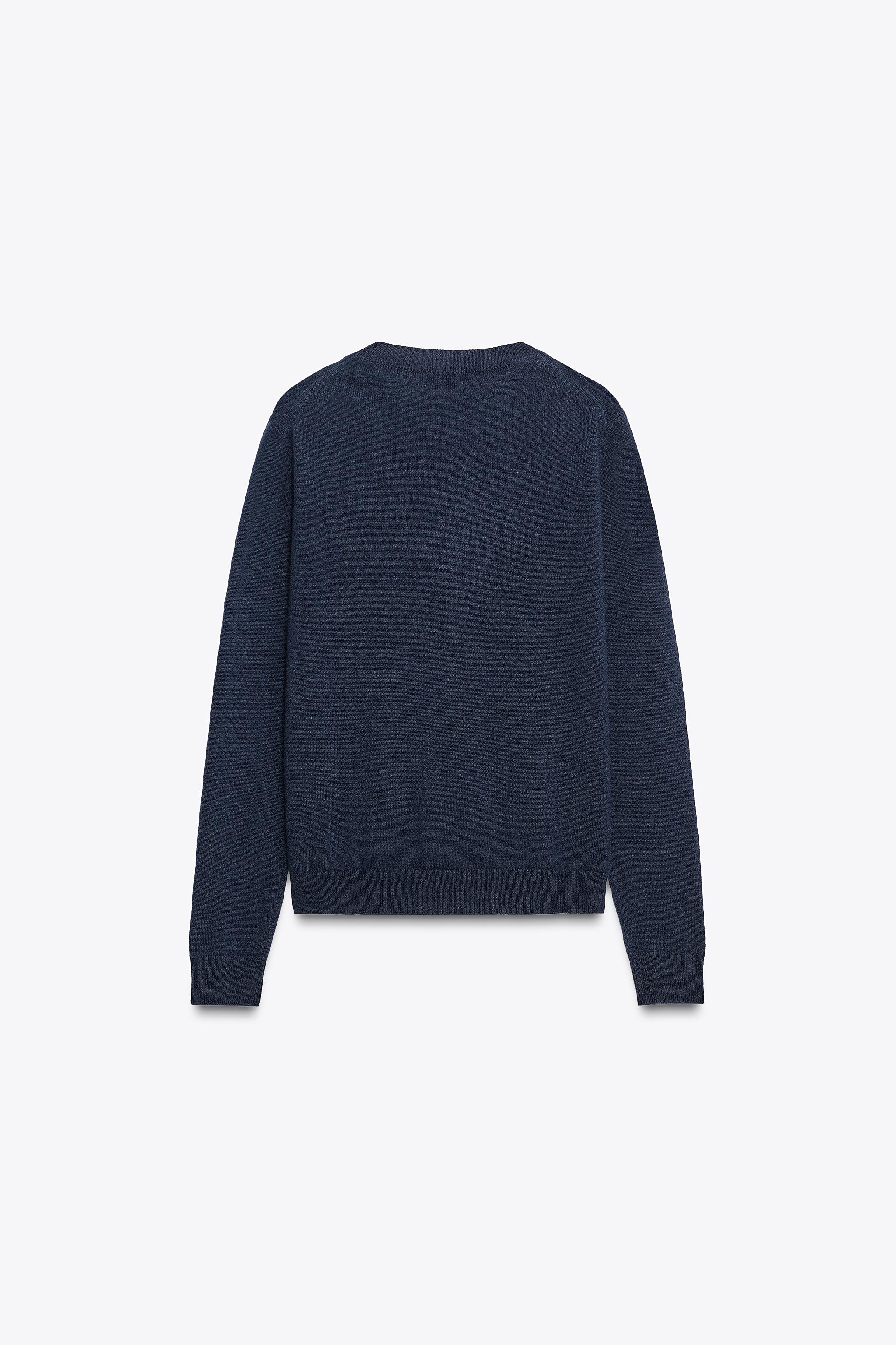 100% CASHMERE BASIC KNIT SWEATER