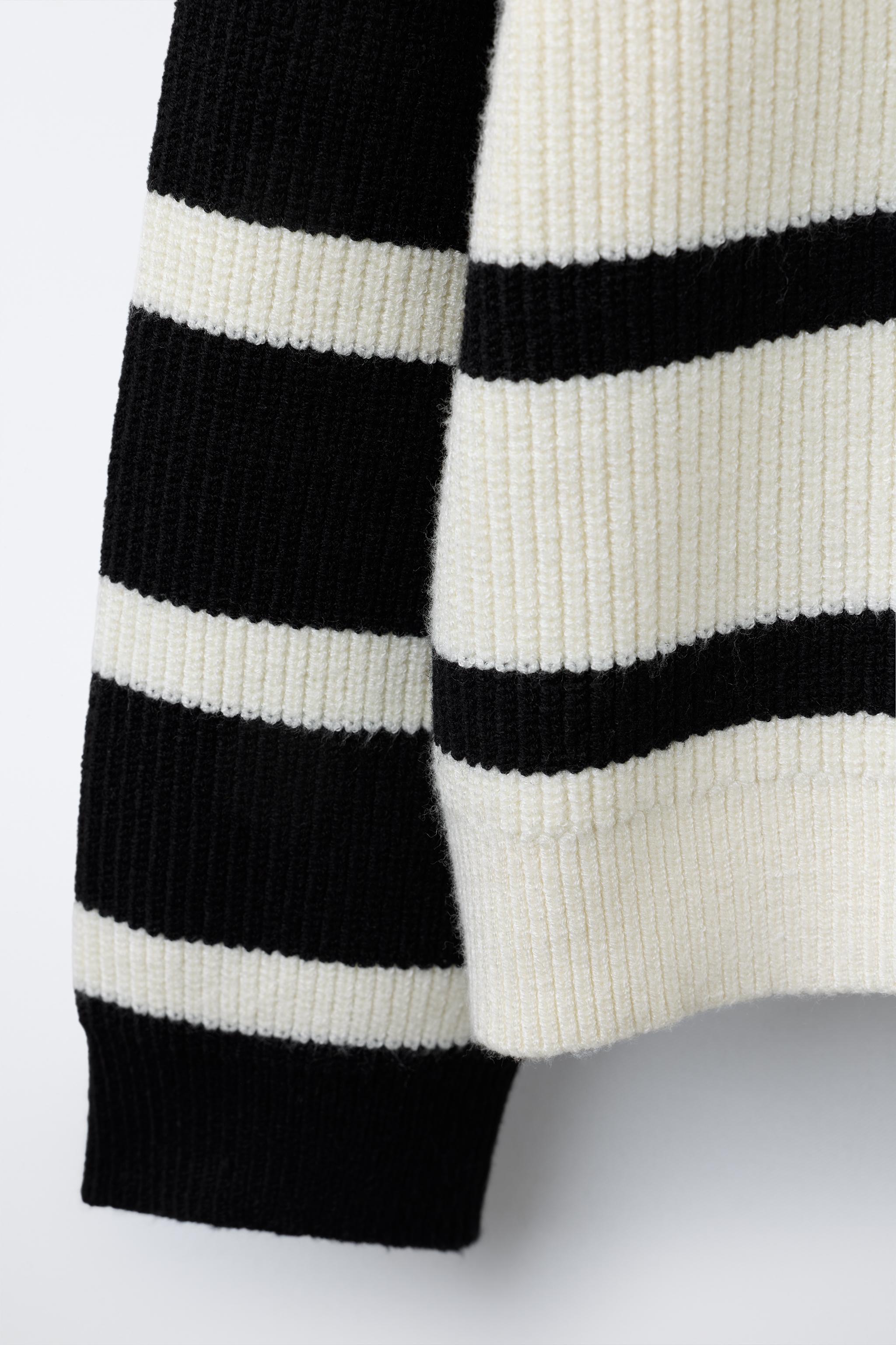 STRIPED KNIT SWEATER