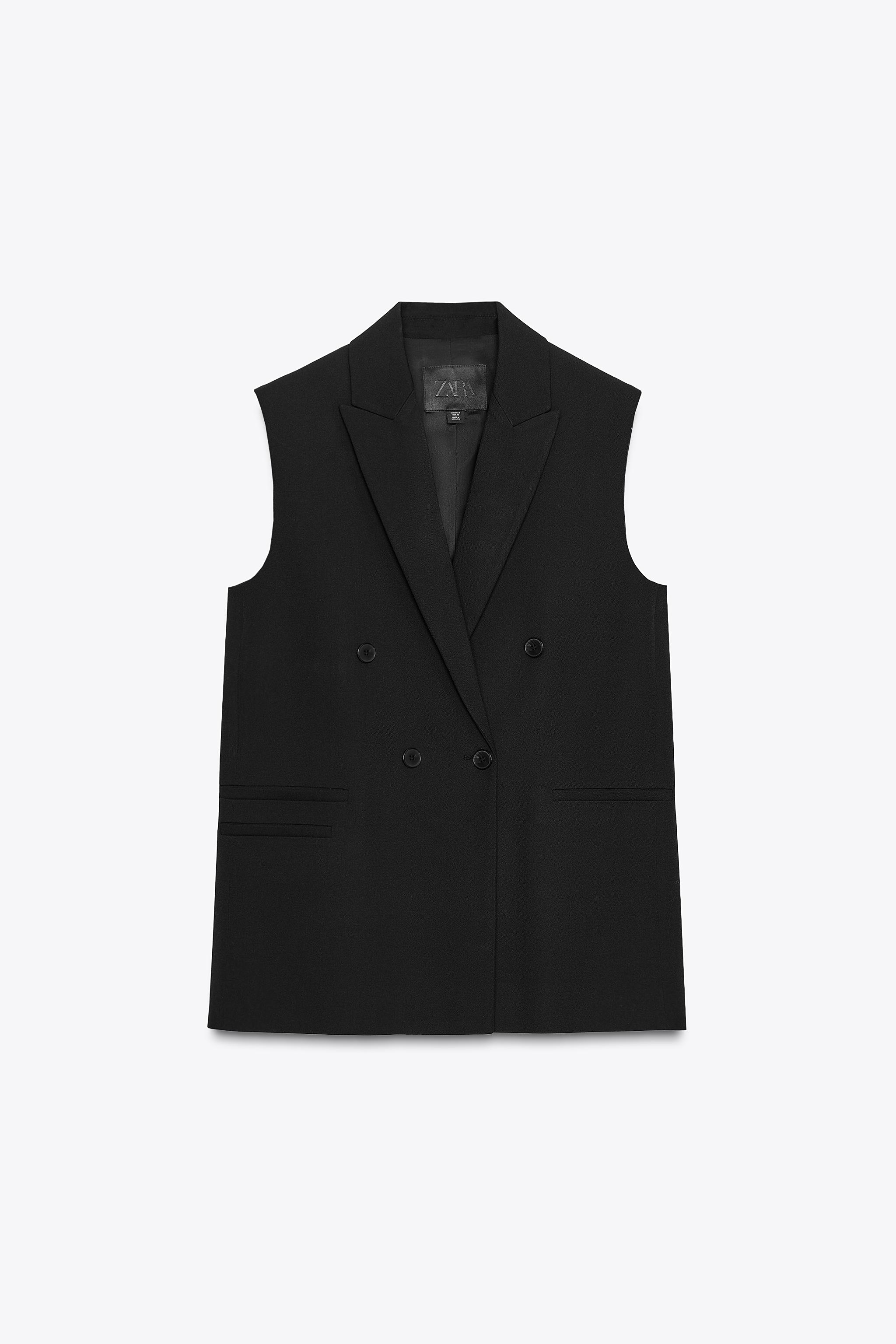 ZW COLLECTION OVERSIZED DOUBLE-BREASTED VEST