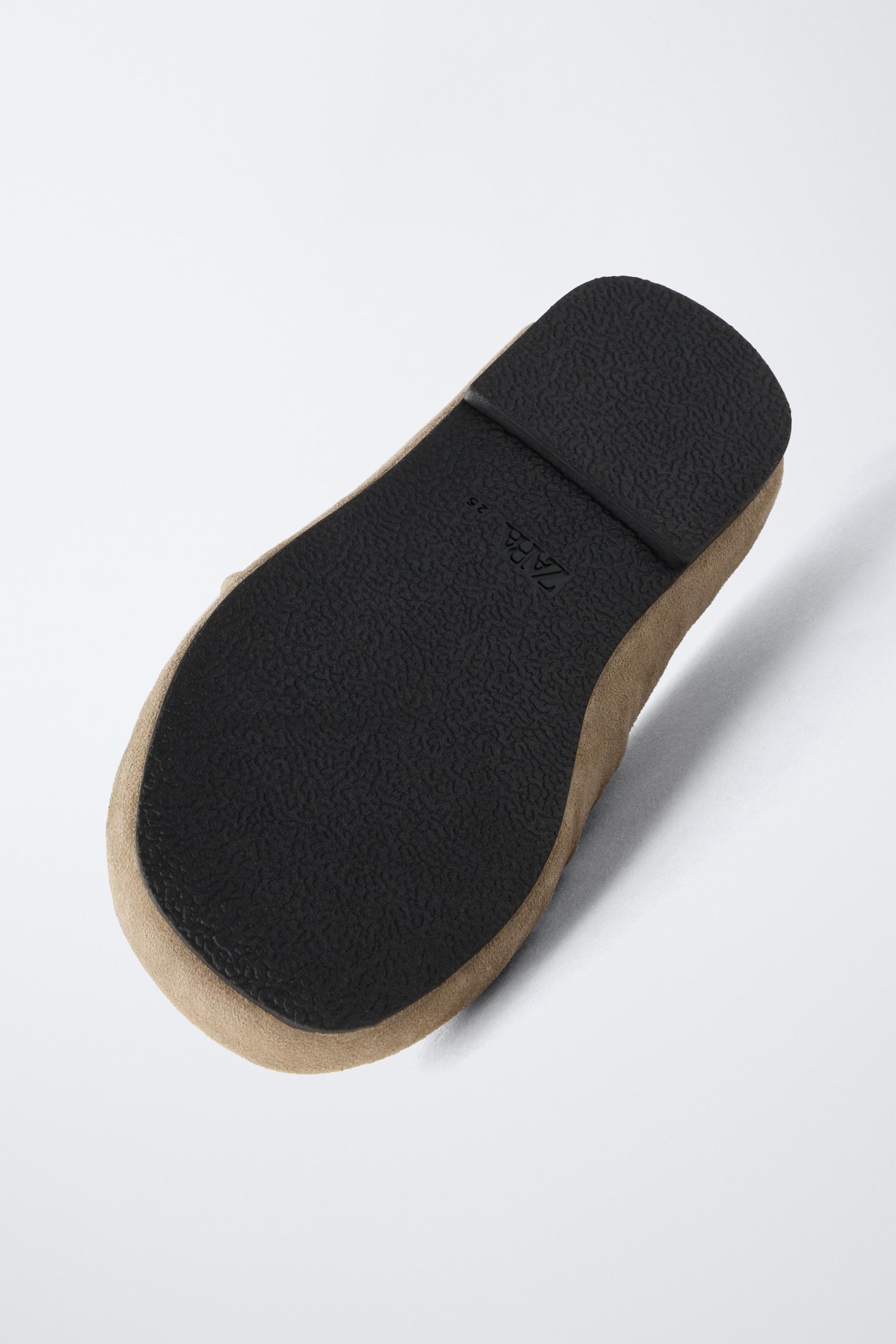 LEATHER BALLET FLATS