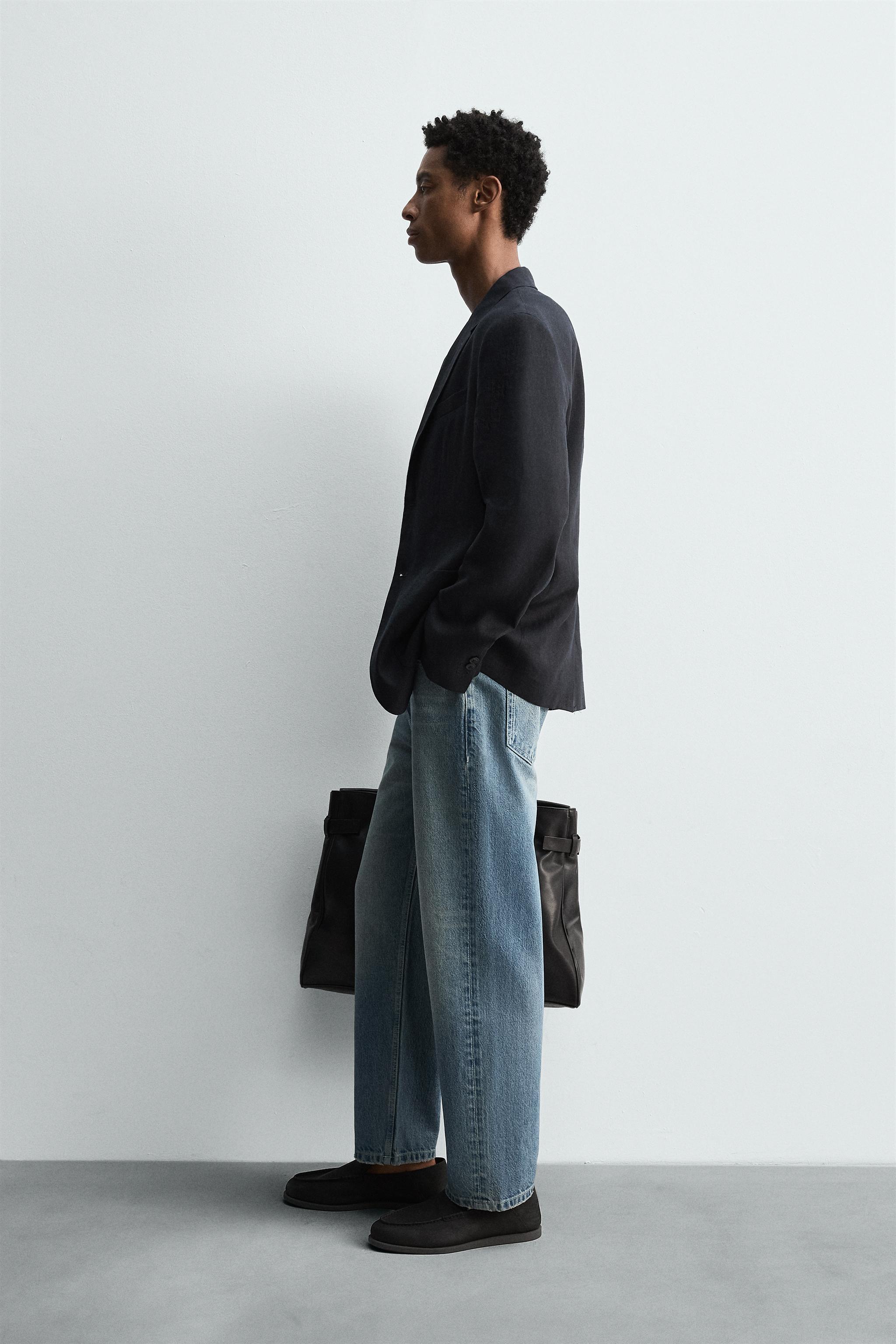 100% LINEN SUIT BLAZER