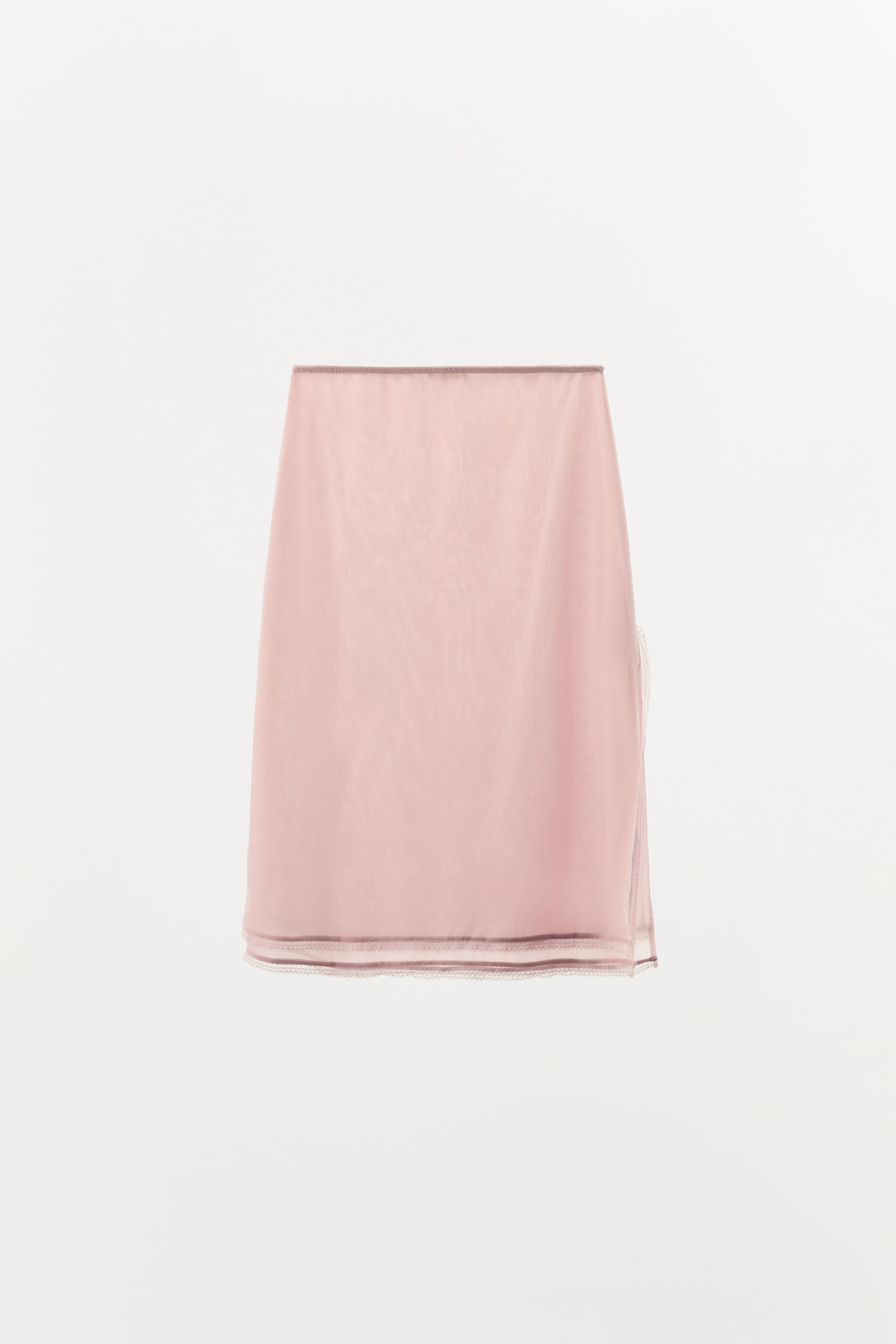 ORGANZA MIDI SKIRT