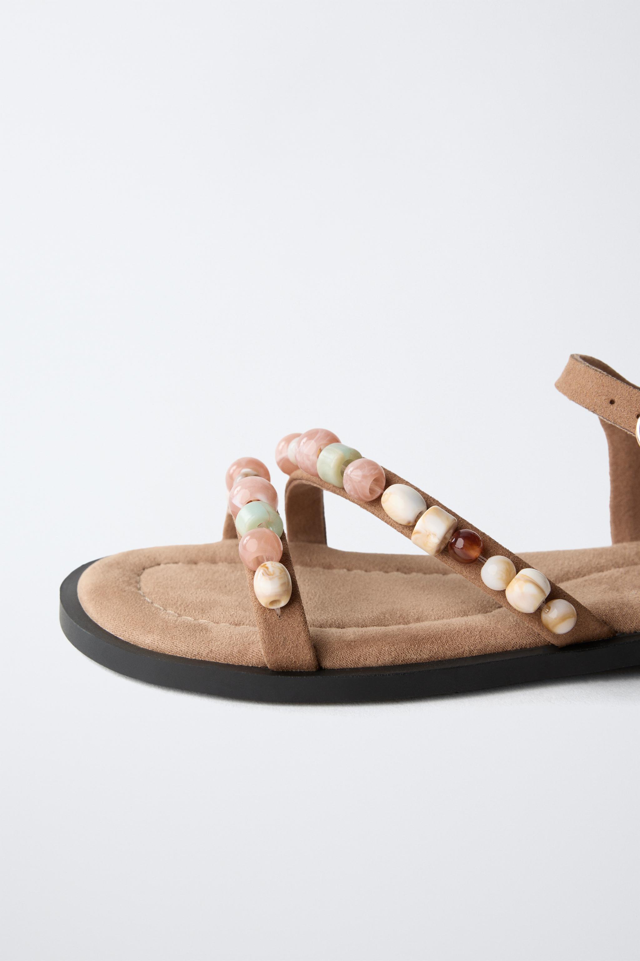 BEADED SANDALS