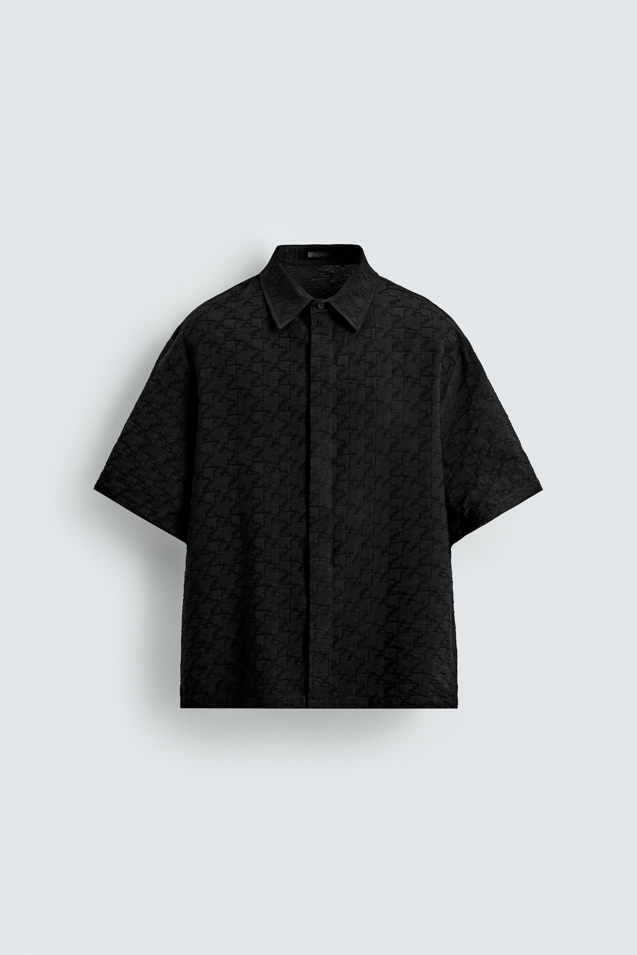 GEOMETRIC JACQUARD SHIRT