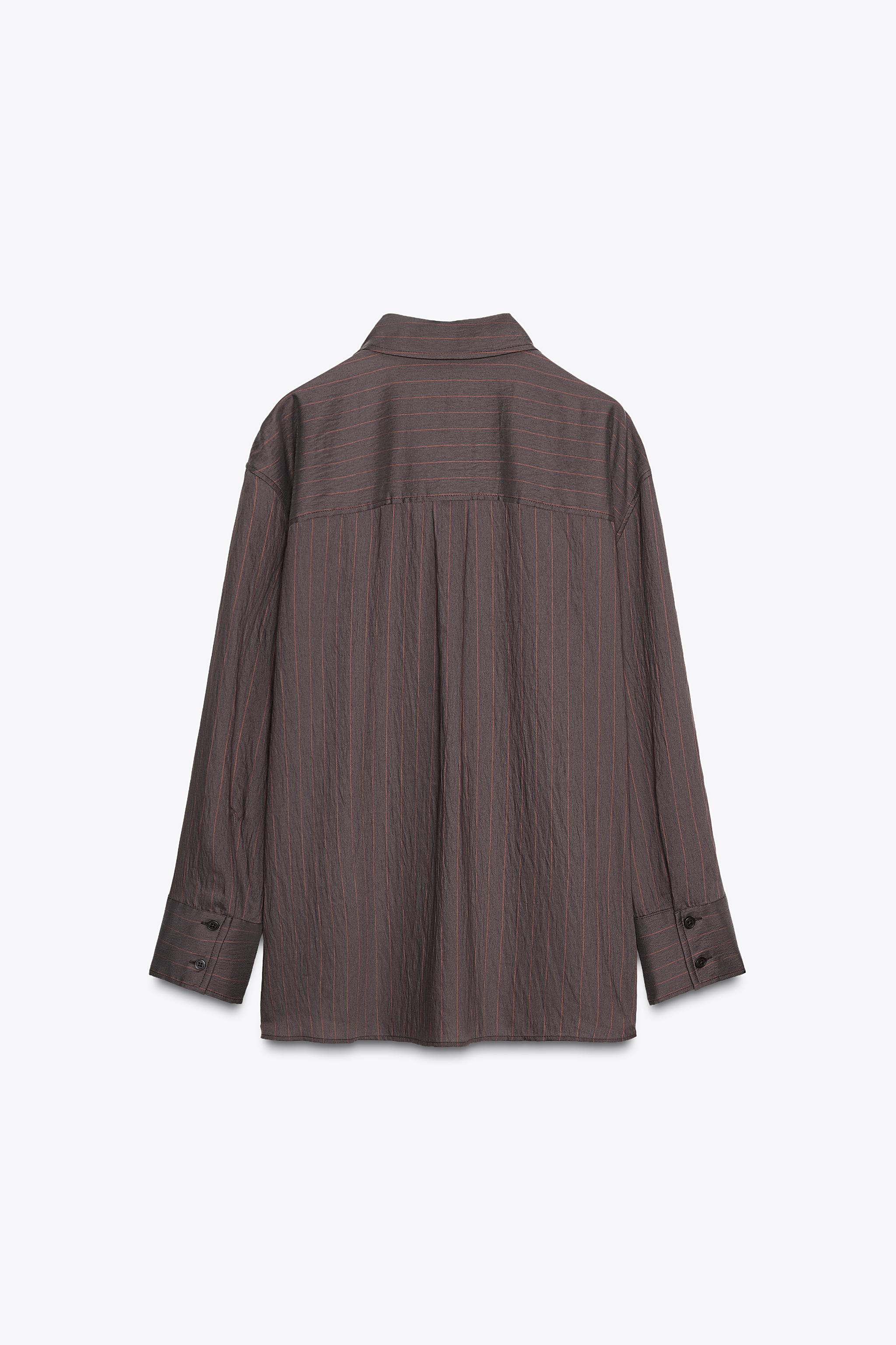ZW COLLECTION OVERSIZED STRIPED SHIRT