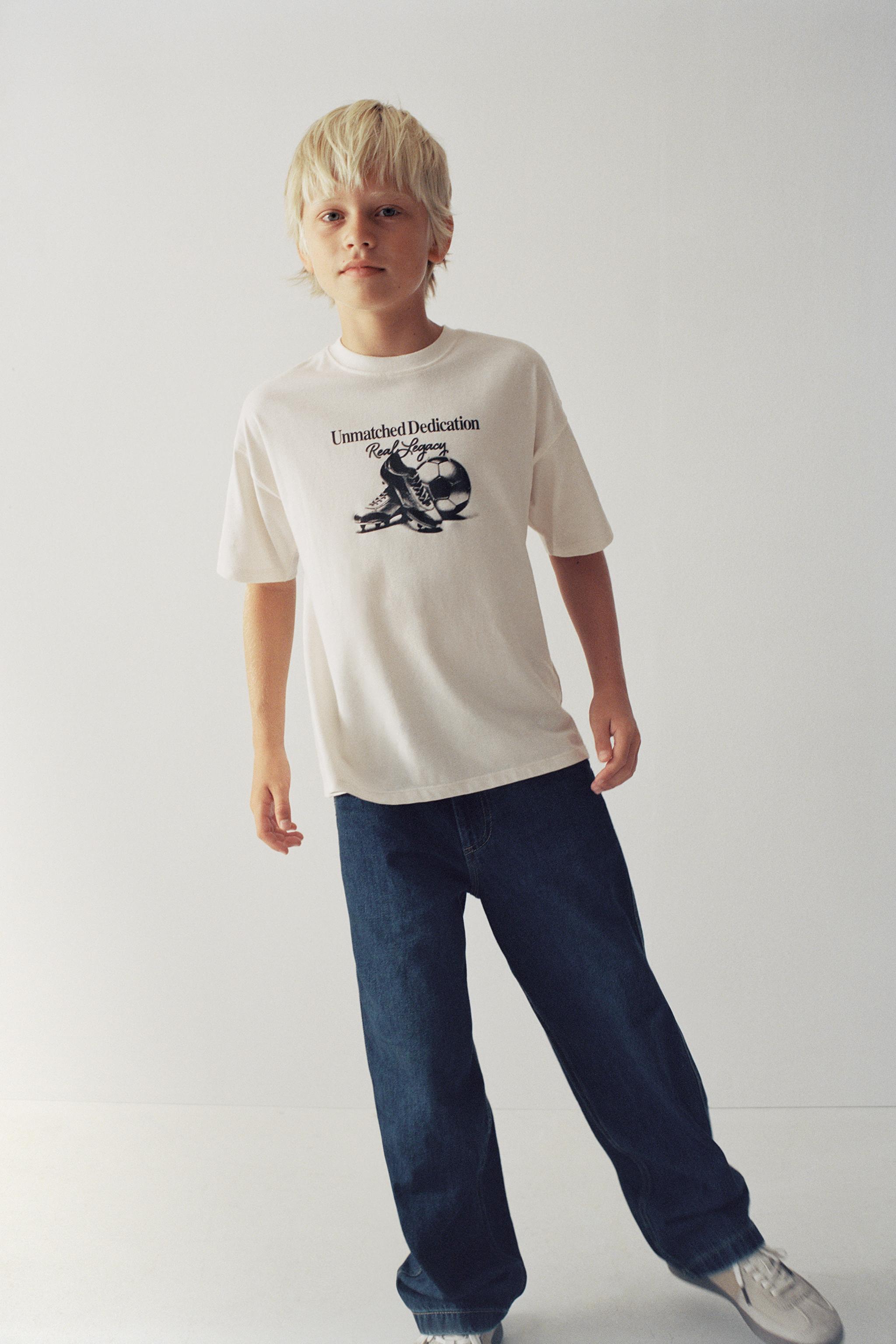 FOOTBALL PRINT T-SHIRT