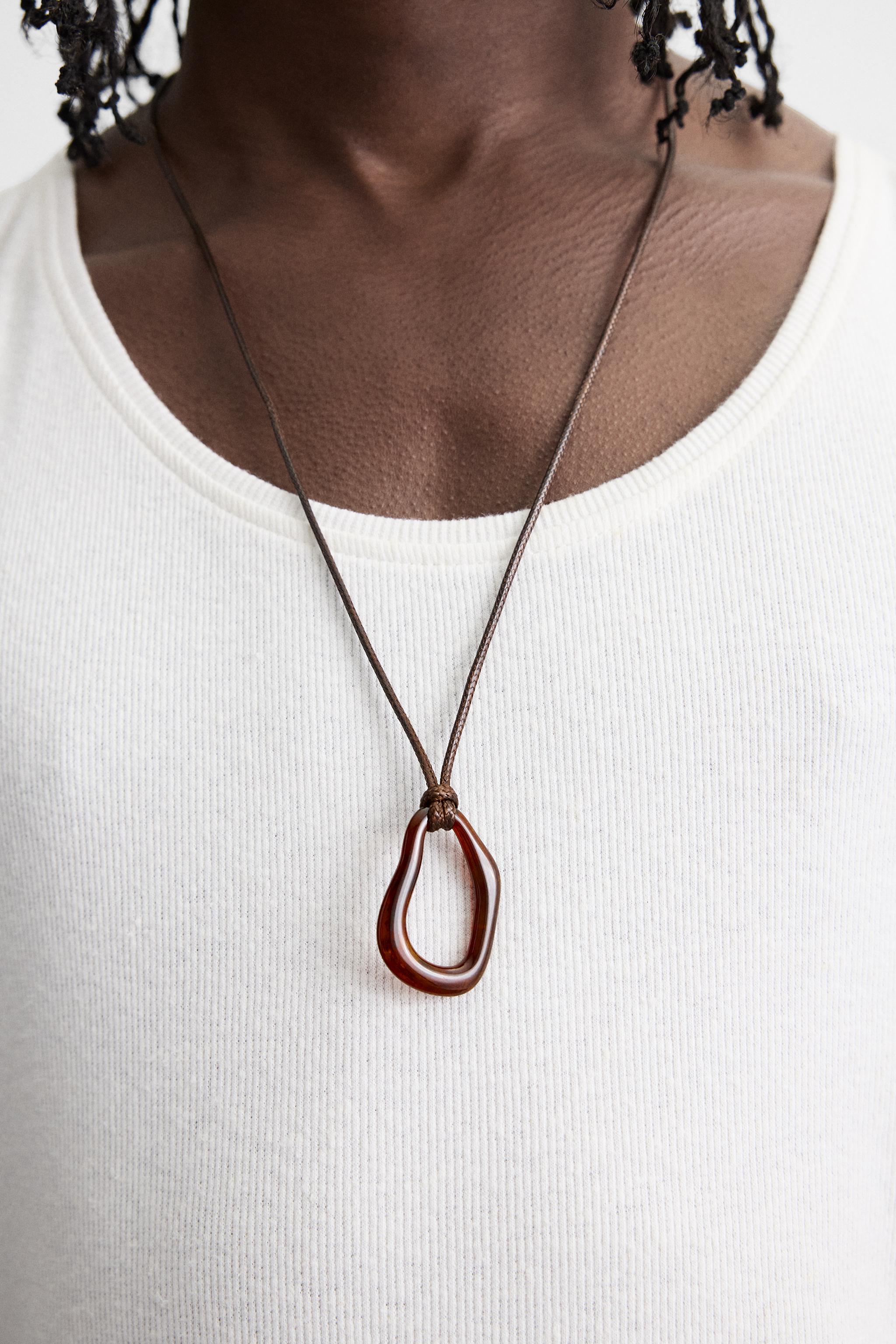 CORD PENDANT NECKLACE