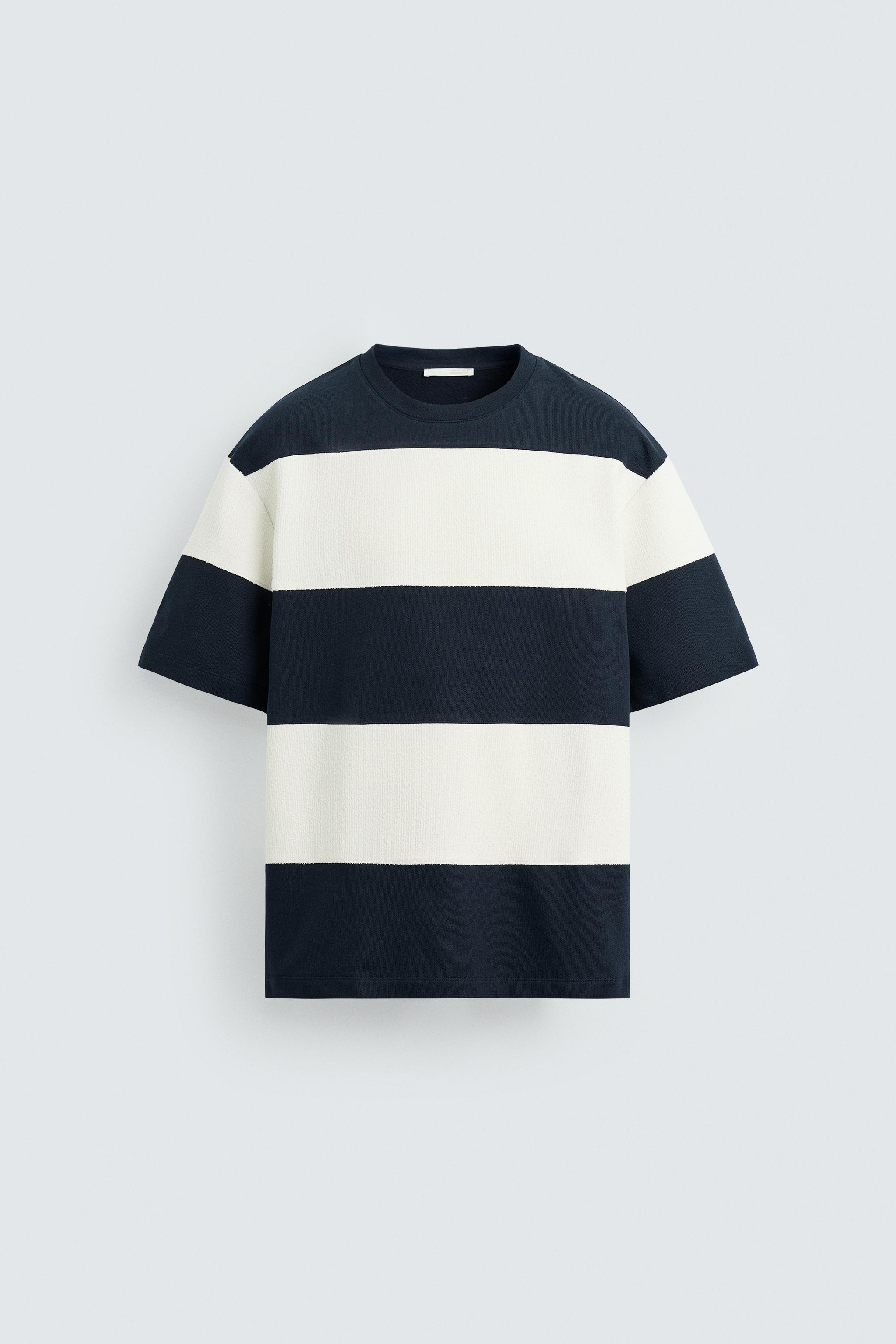 CONTRAST STRIPE SWEATSHIRT