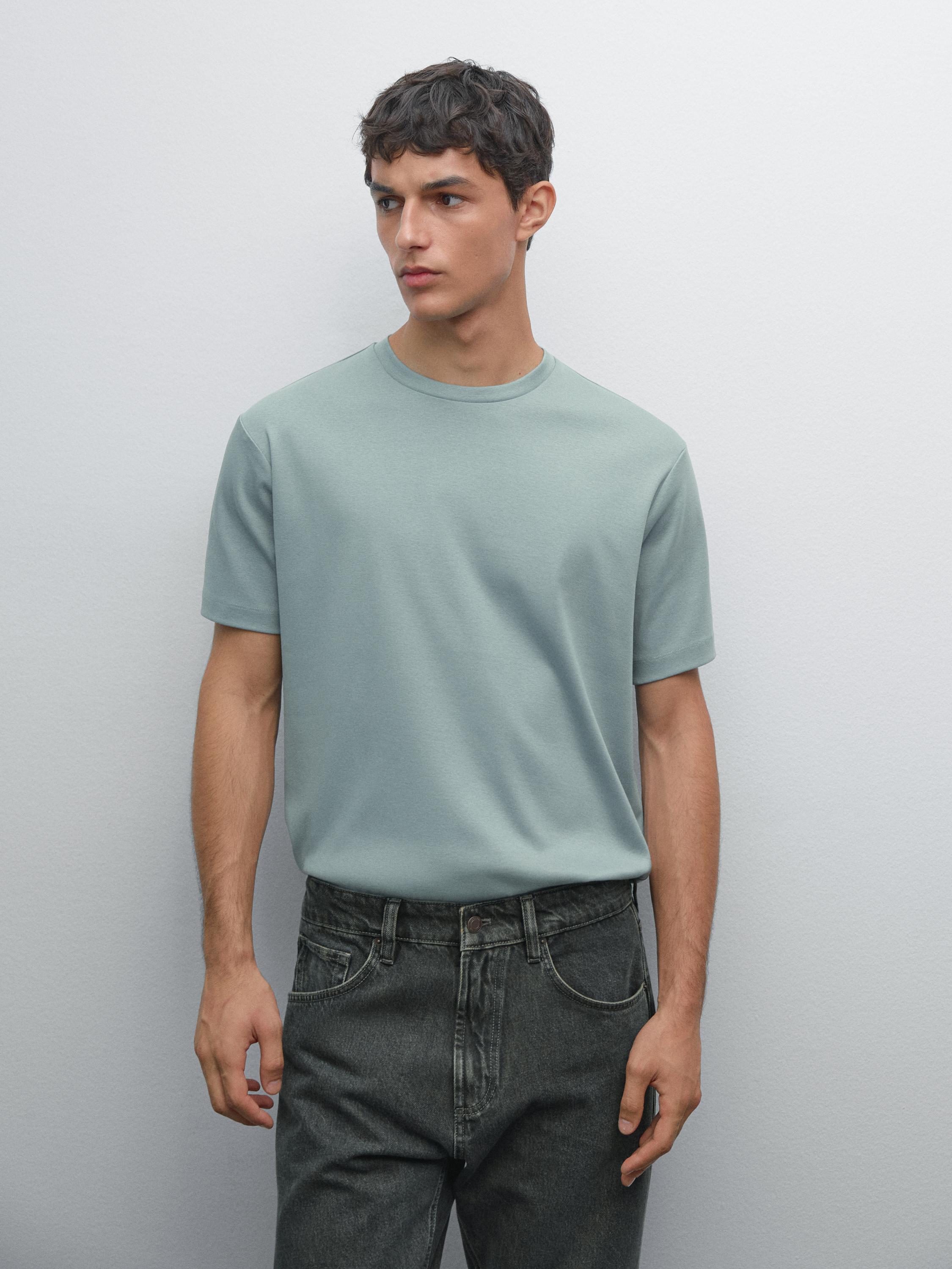 100% mercerised cotton T-shirt